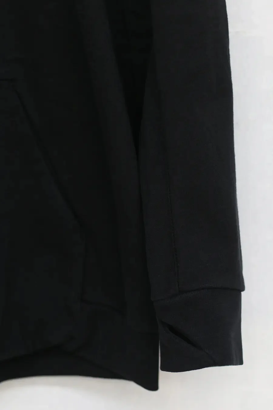 11 By BORIS BIDJAN SABERI H1B F-1235 Black dyed sweatshirt UNI - Image 3