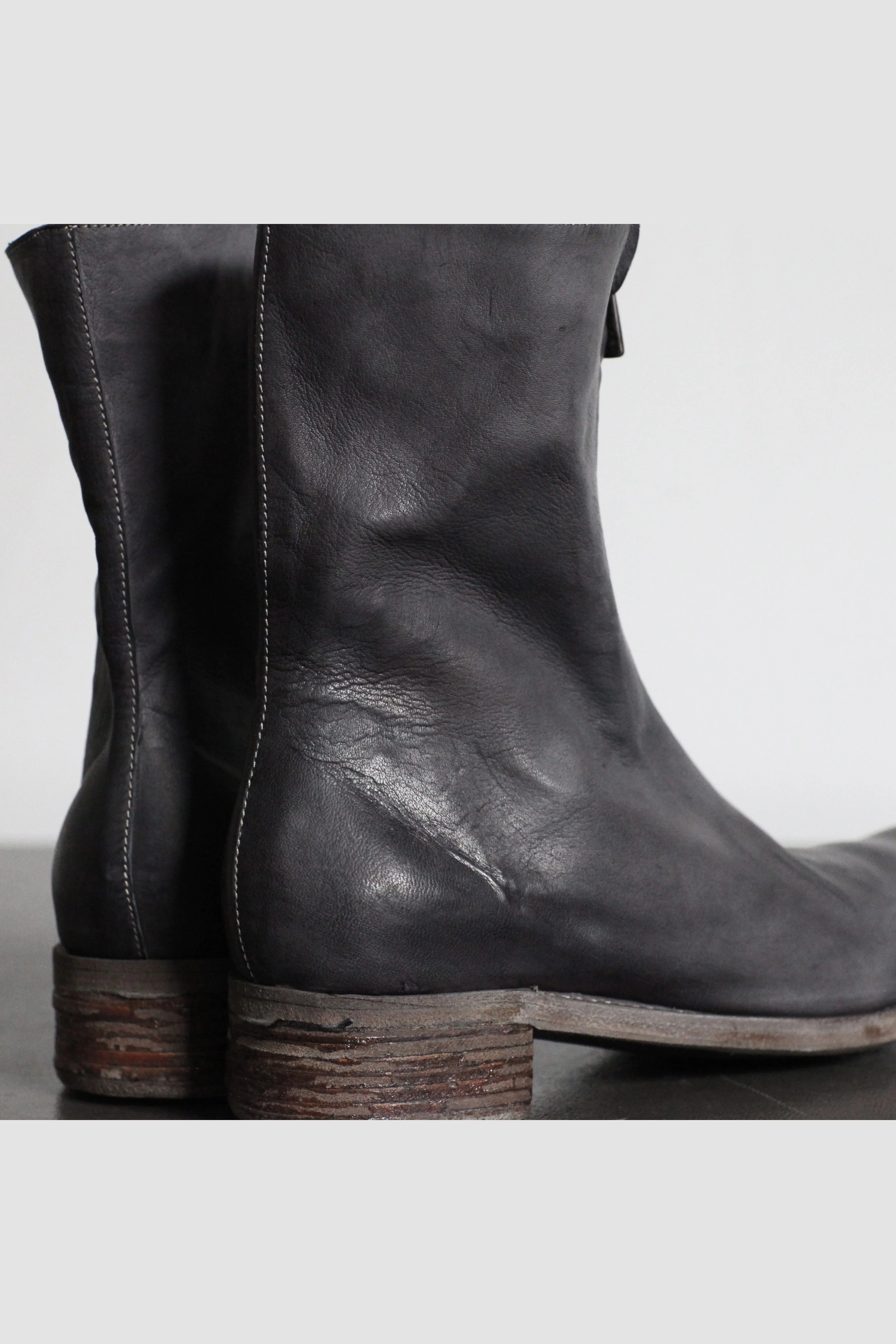 A 1923 Kangaroo leather zipper women's boots SS18-ST1 - Image 7