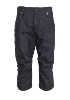 A1923 Heavyweight Hardcore Raw Denim 7-Point Casual Pants Cross-cut A1923-SS17-219PANT-SHENLAN Dark Blue - Image 6