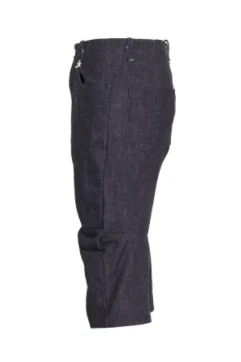 A1923 Heavyweight Hardcore Raw Denim 7-Point Casual Pants Cross-cut A1923-SS17-219PANT-SHENLAN Dark Blue - Image 8