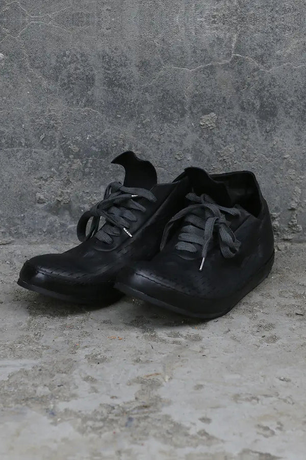 A DICIANNOVEVENTITRE (kangaroo leather sports shoes) S17－S7 BLACK UNI - Image 3