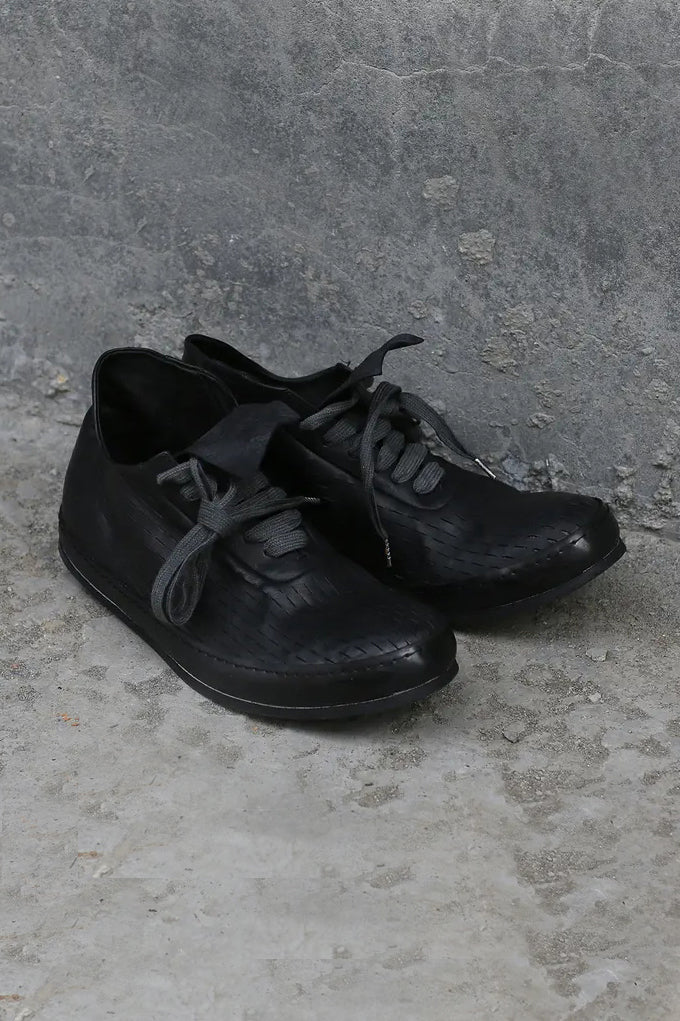 A DICIANNOVEVENTITRE (kangaroo leather sports shoes) S17－S7 BLACK UNI - Image 4