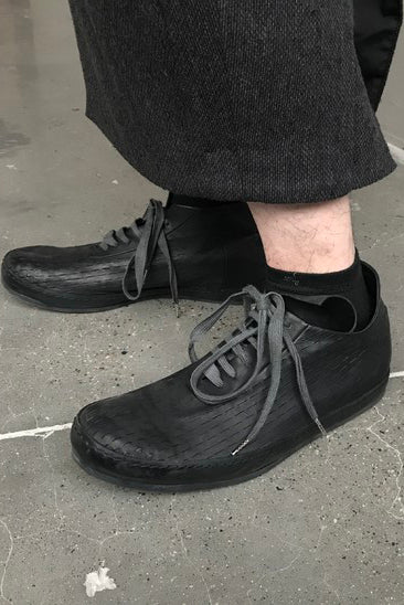 A DICIANNOVEVENTITRE (kangaroo leather sports shoes) S17－S7 BLACK UNI - Image 8