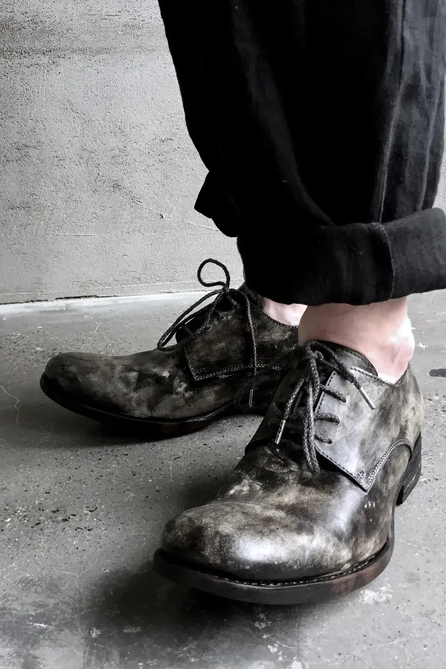 A DICIANNOVEVENTITRE (oil horse leather Derby shoes) S17－SS6 MUTA - Image 4