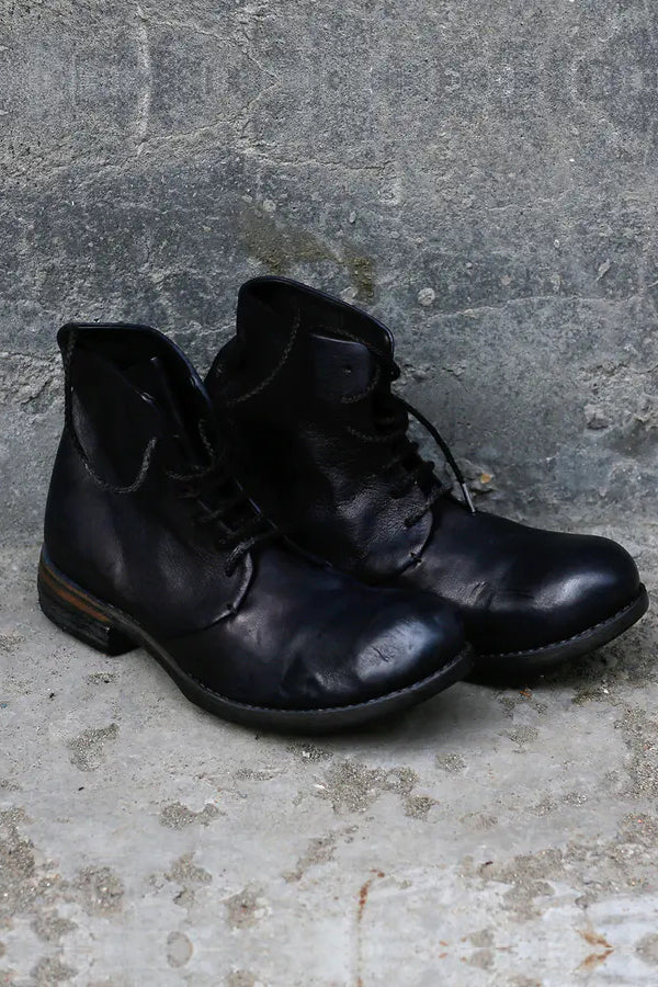 A DICIANNOVEVENTITRE (oil kangaroo leather ankle boots) S17－K6 BLACK WO - Image 3