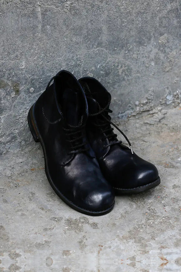A DICIANNOVEVENTITRE (oil kangaroo leather ankle boots) S17－K6 BLACK WO - Image 4