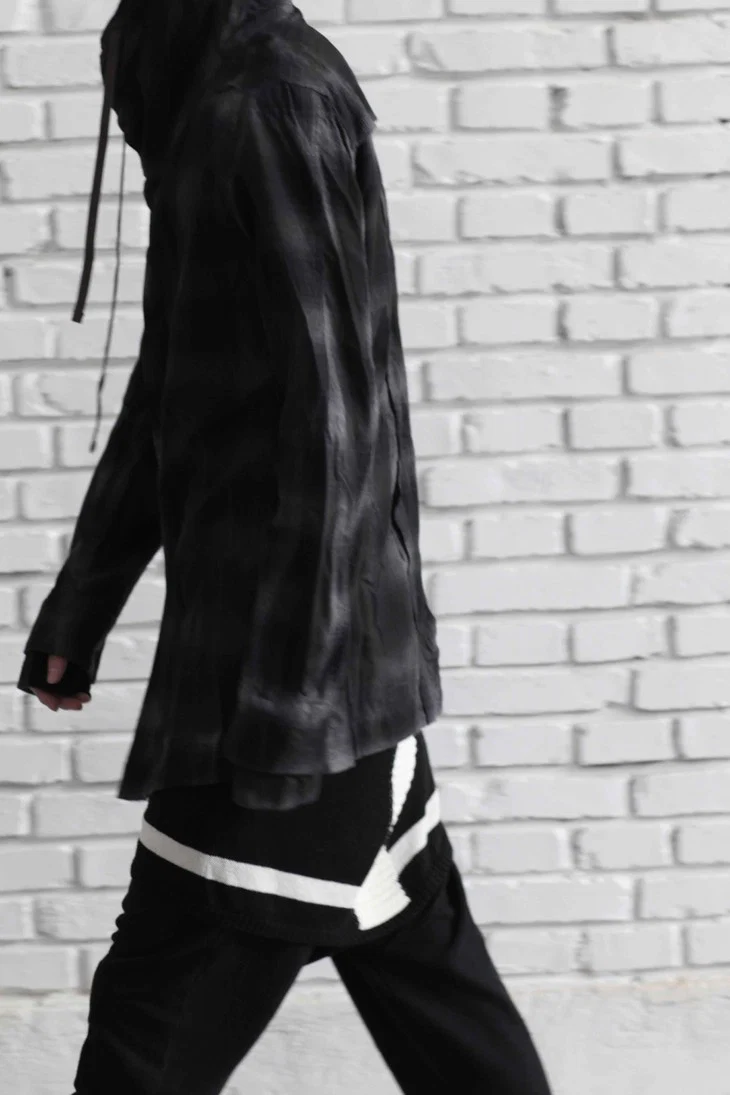 A.F Artefact (knitted vest-black and white) ag-1311 - Image 8