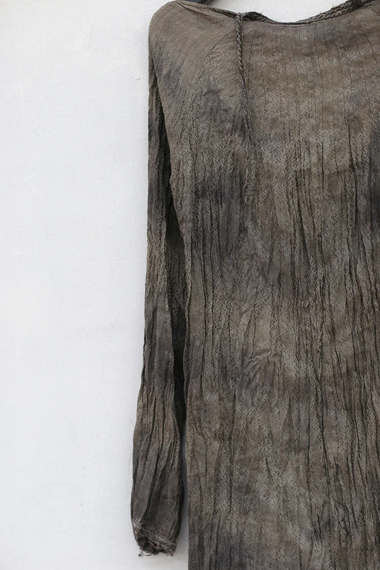 a research of elapsing Z-6631 tie-dye top - Image 4