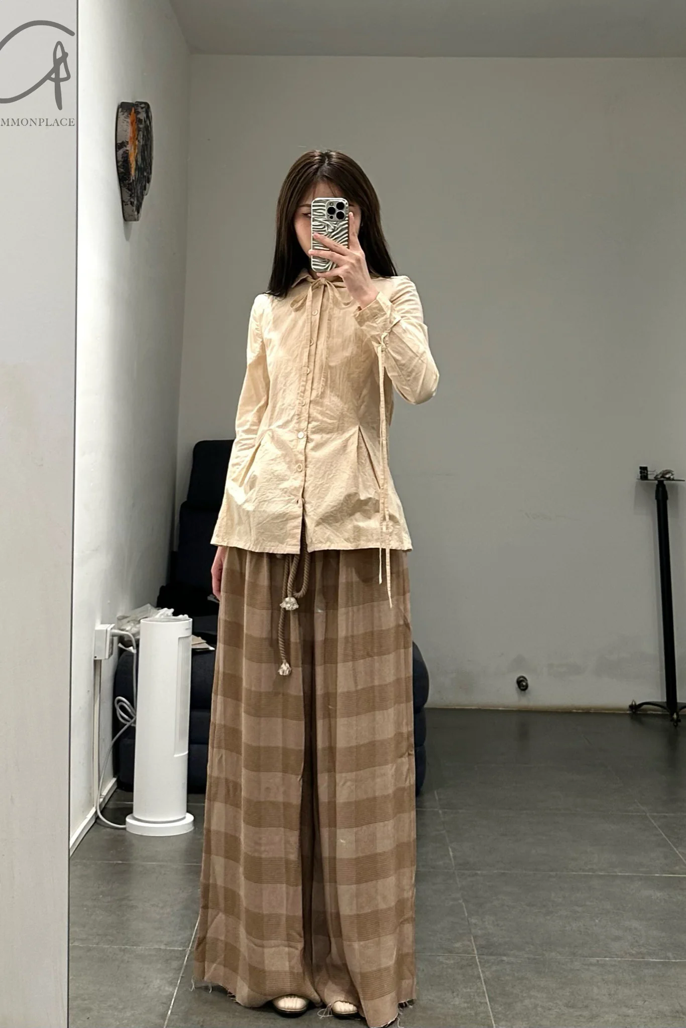 A Tentative Atelier A1920461b tie high collar shirt - Image 11