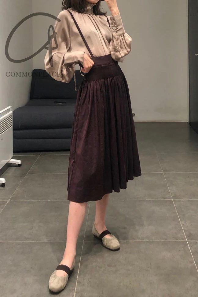 A Tentative Atelier A1920570 Hand-stitched garland culottes - Image 20