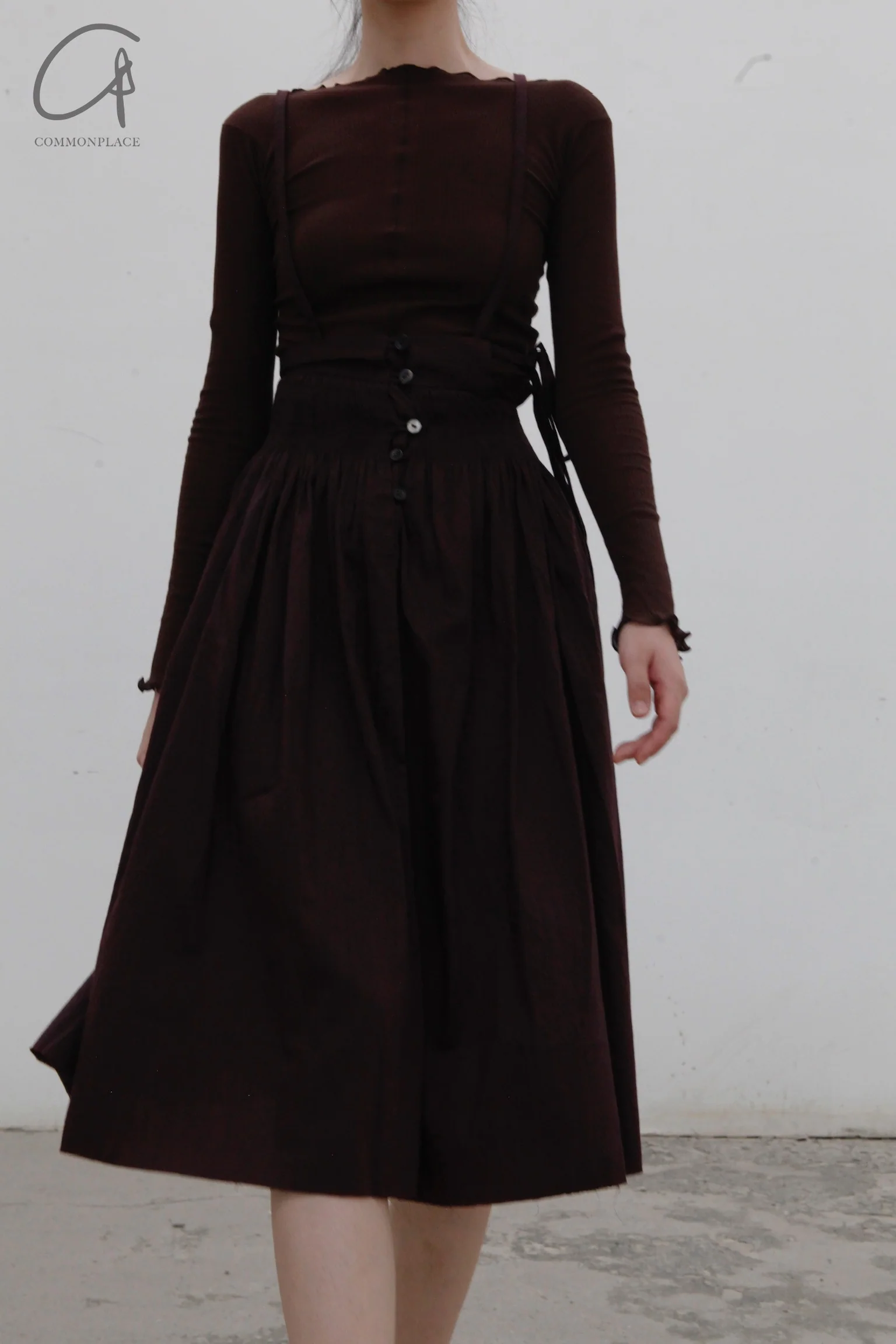 A Tentative Atelier A1920570 Hand-stitched garland culottes - Image 5