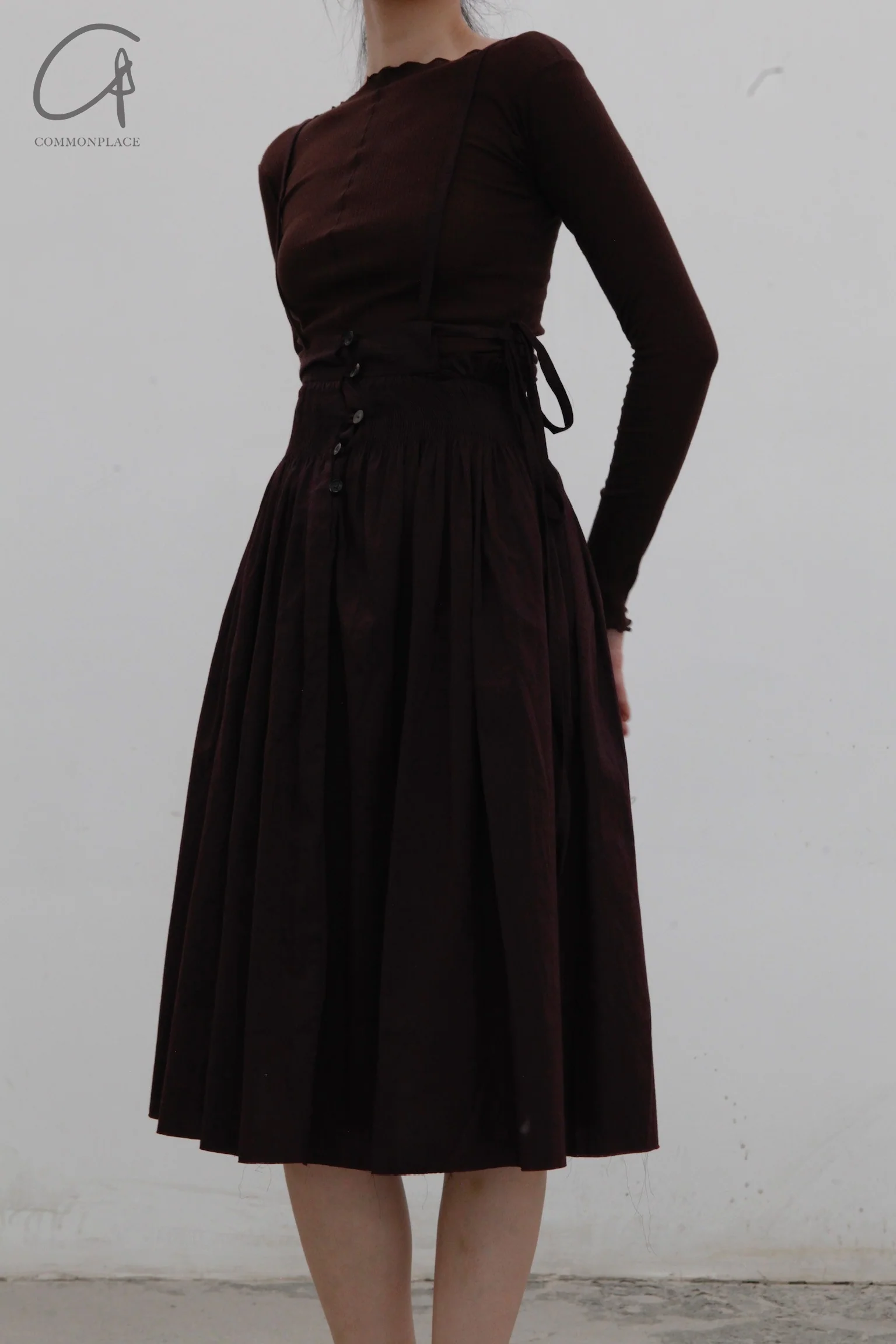 A Tentative Atelier A1920570 Hand-stitched garland culottes - Image 6