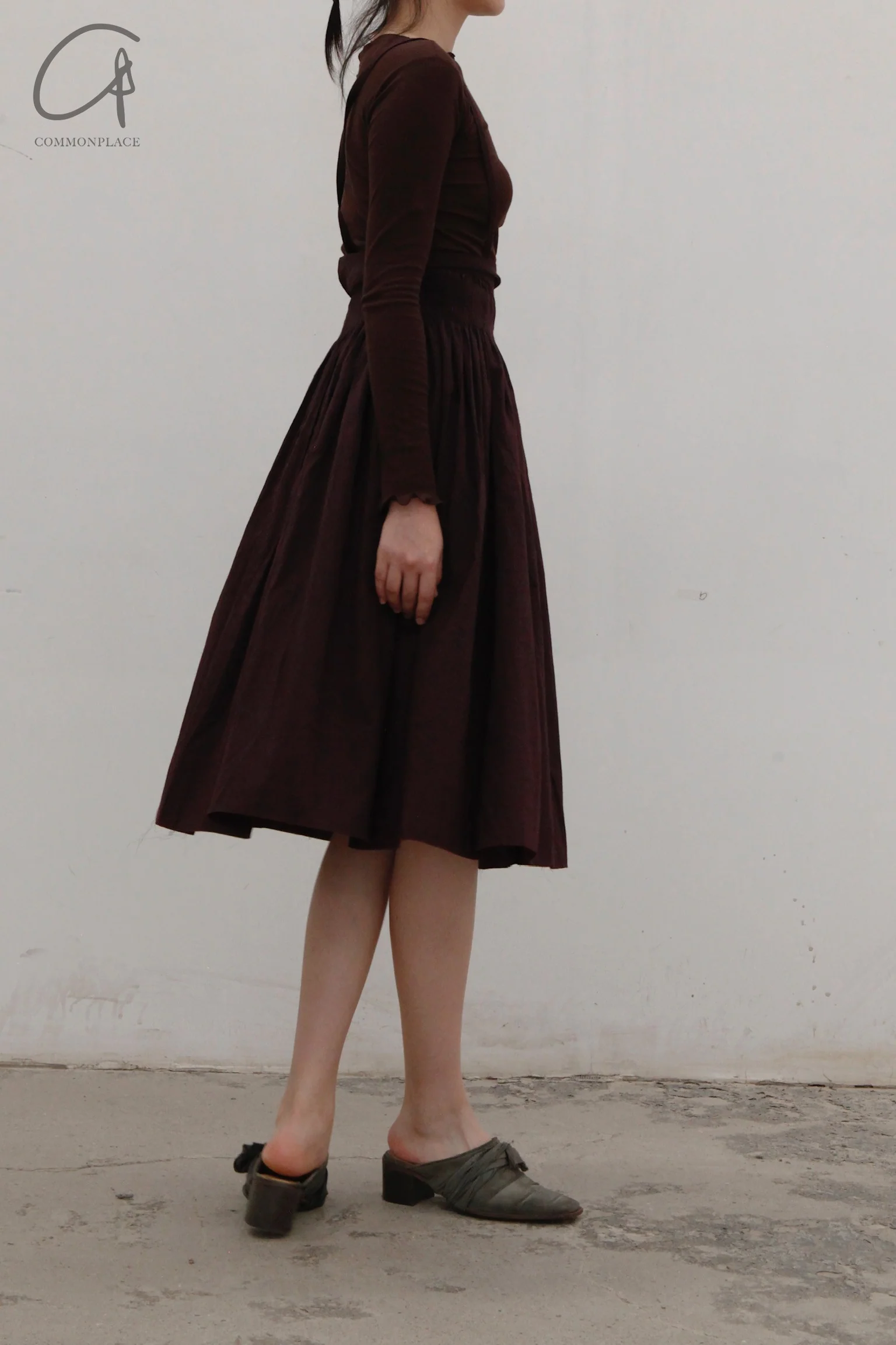 A Tentative Atelier A1920570 Hand-stitched garland culottes - Image 9