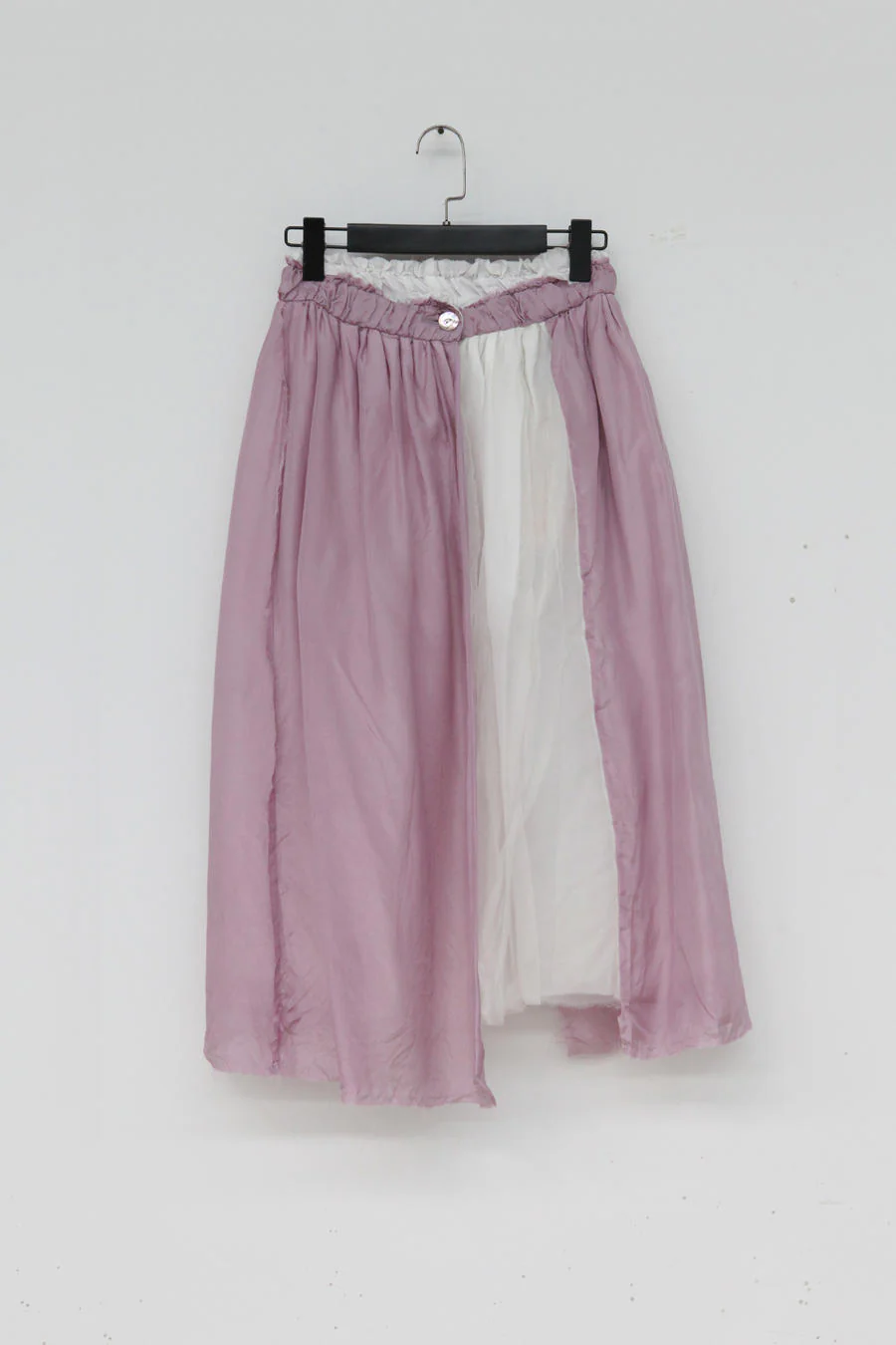 A Tentative Atelier  A2020525 color contrast stitching long skirt - Image 6