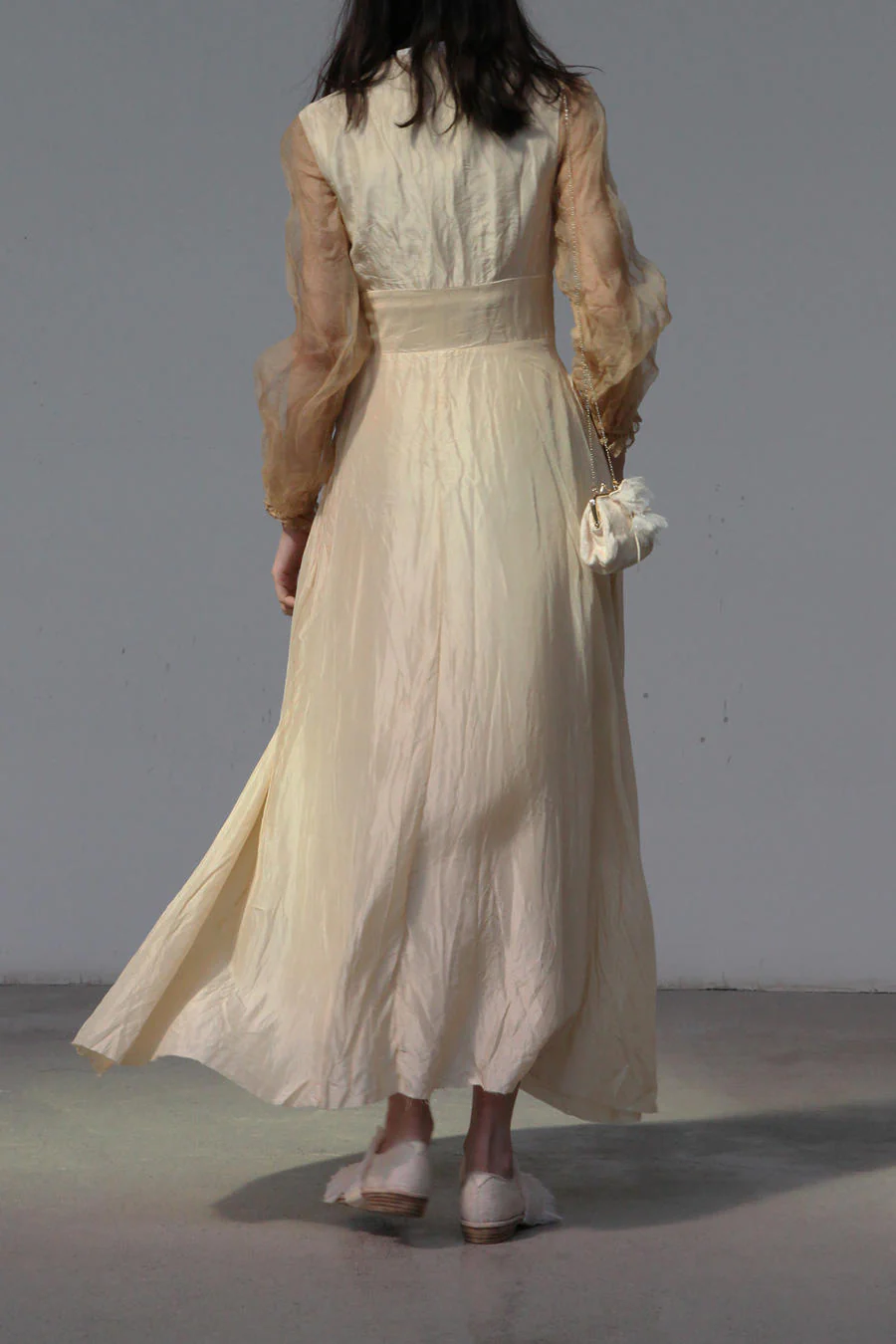 A Tentative Atelier  A2020712 hand-dyed buttoned dress - Image 4