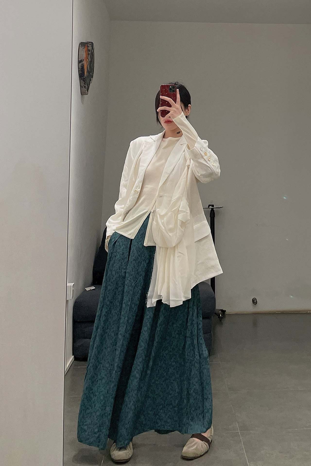 A Tentative Atelier Knotted Oversized Jacquard Jacket a2222335 - Image 16