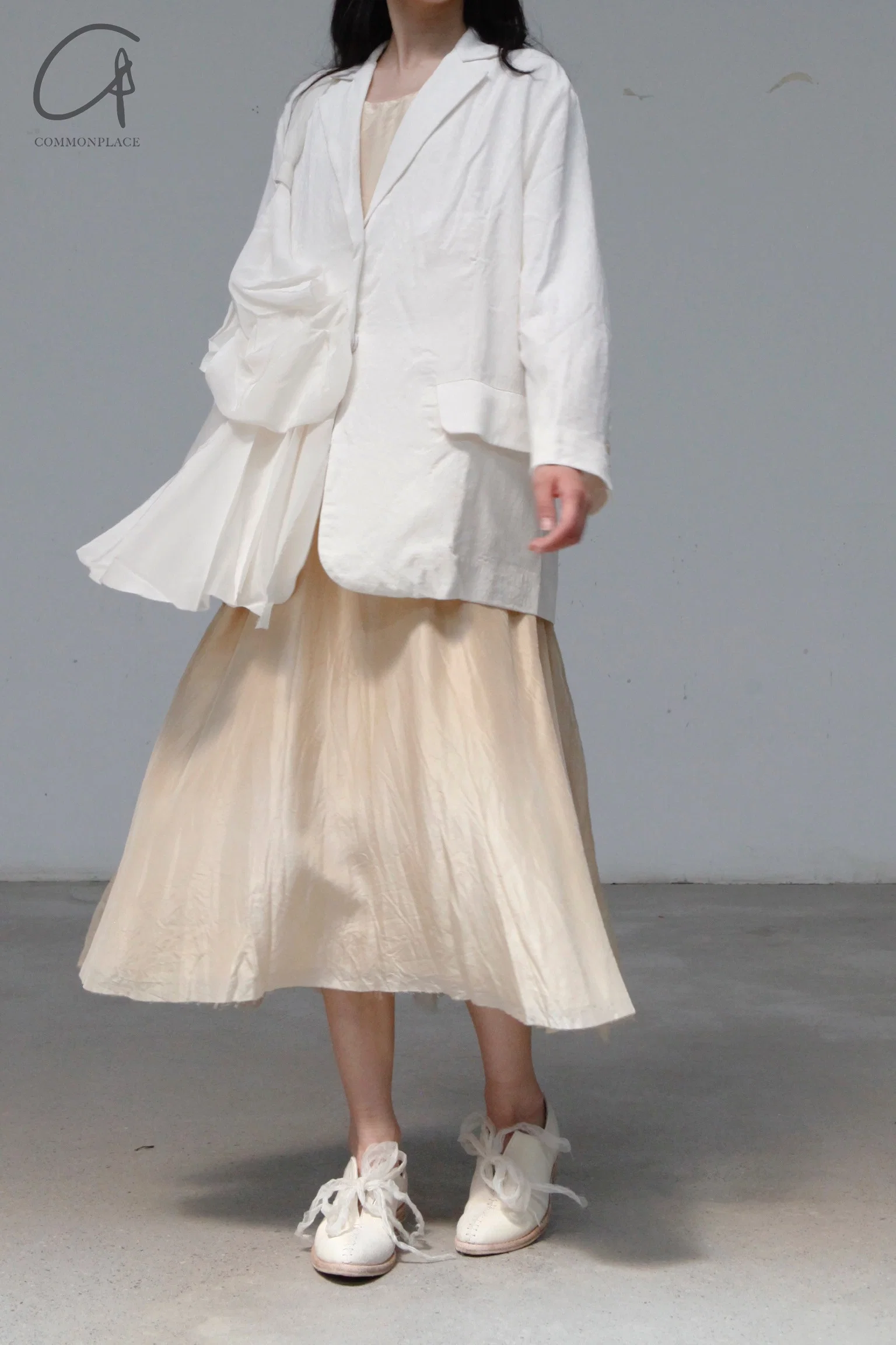 A Tentative Atelier Knotted Oversized Jacquard Jacket a2222335 - Image 2