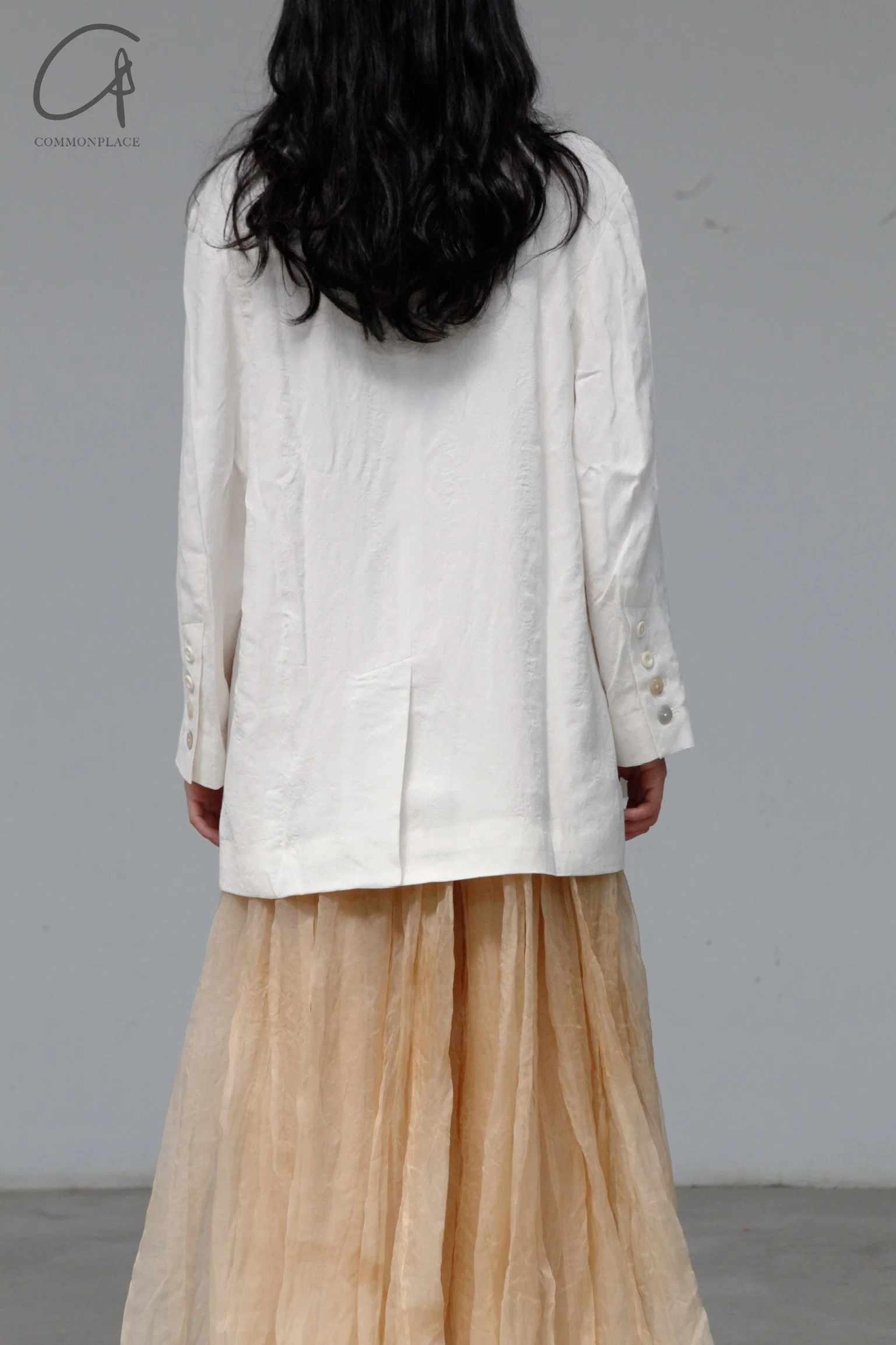 A Tentative Atelier Knotted Oversized Jacquard Jacket a2222335 - Image 5