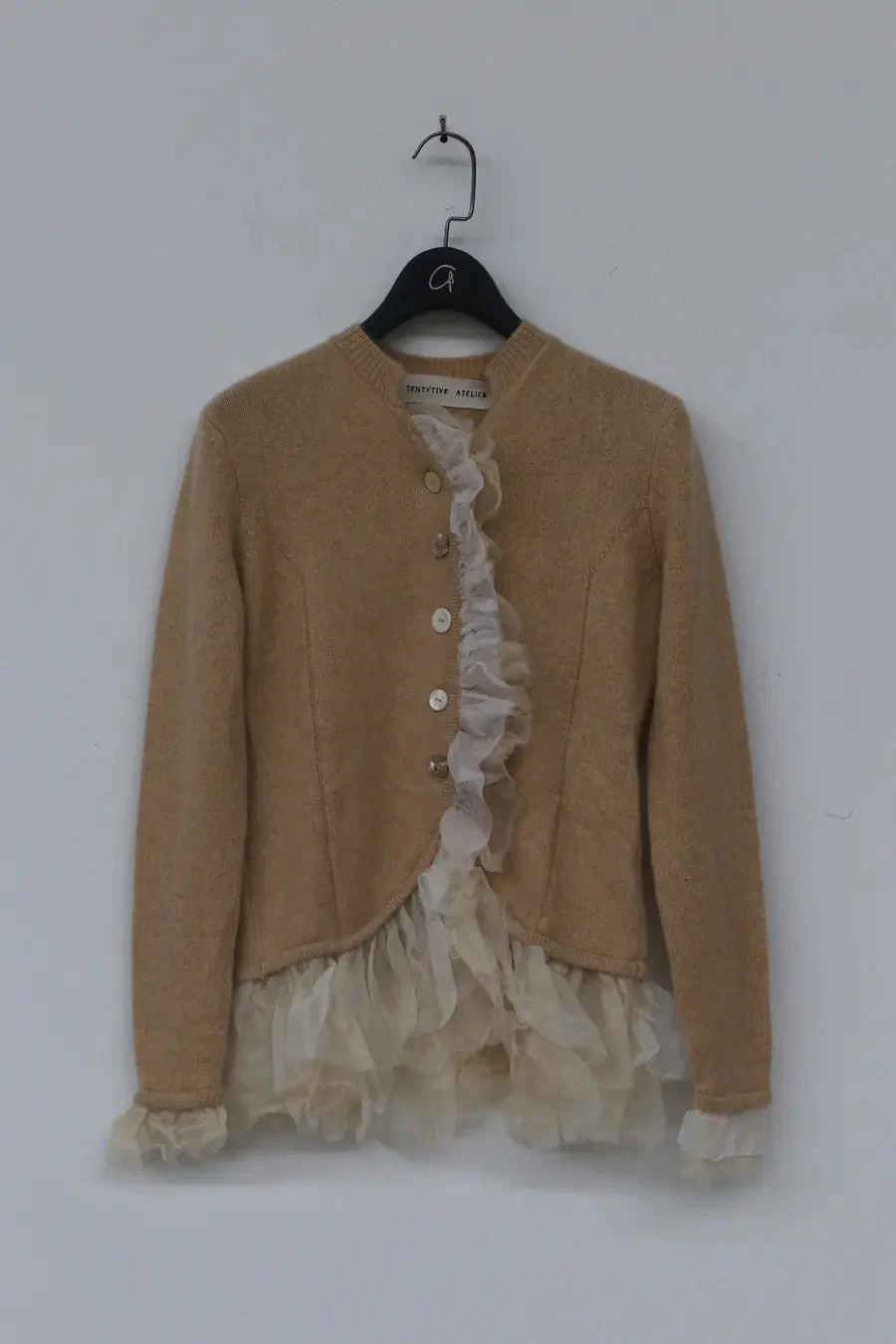 A Tentative Atelier Organza Ruffle Patch Cardigan A2122859 - Image 10