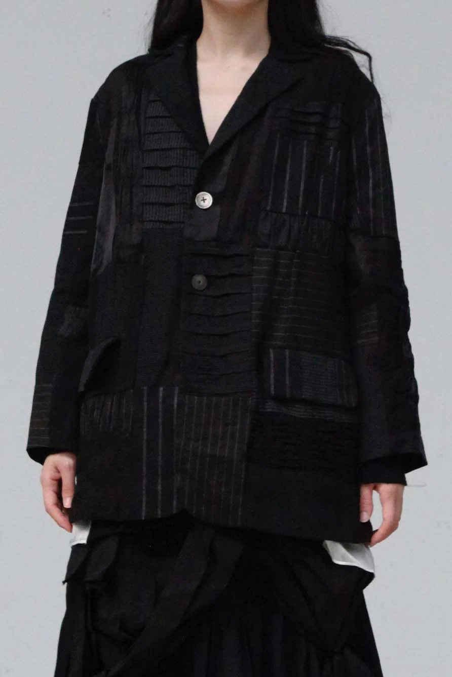 A Tentative Atelier Patchwork Oversized Jacket a2222338A