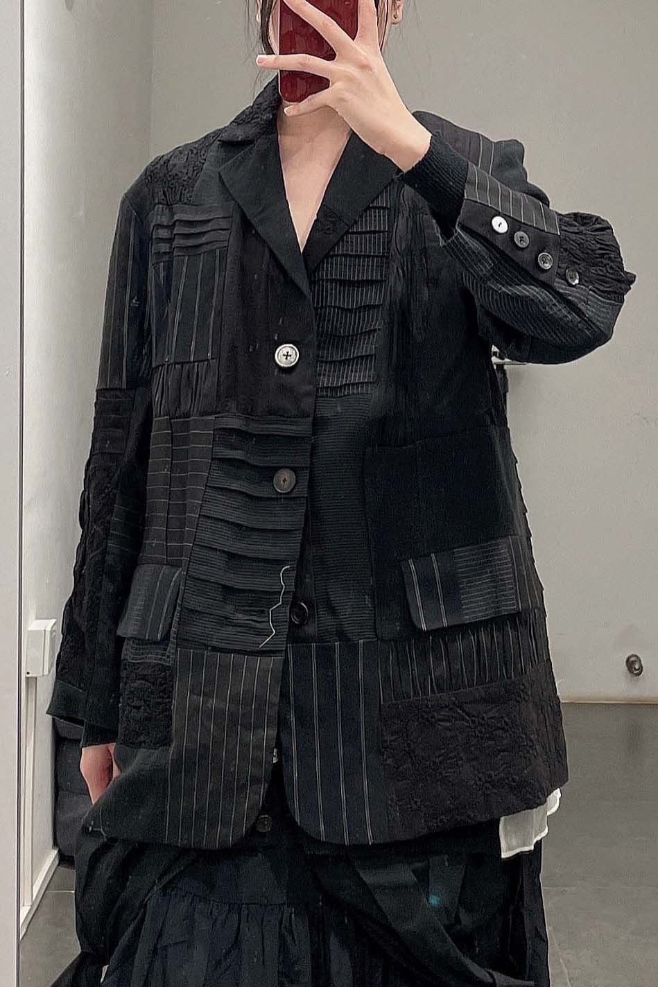 A Tentative Atelier Patchwork Oversized Jacket a2222338A - Image 13