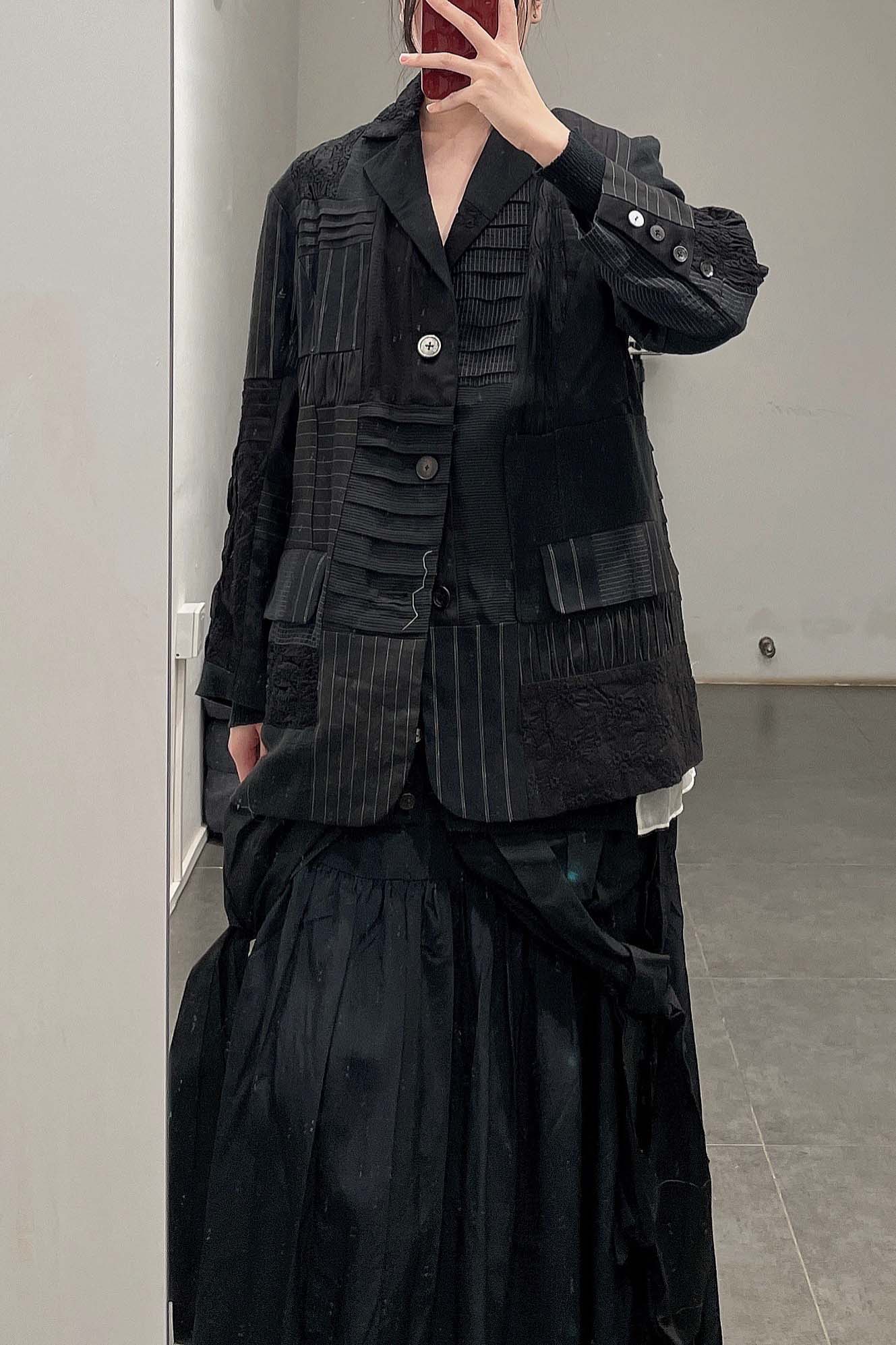 A Tentative Atelier Patchwork Oversized Jacket a2222338A - Image 14