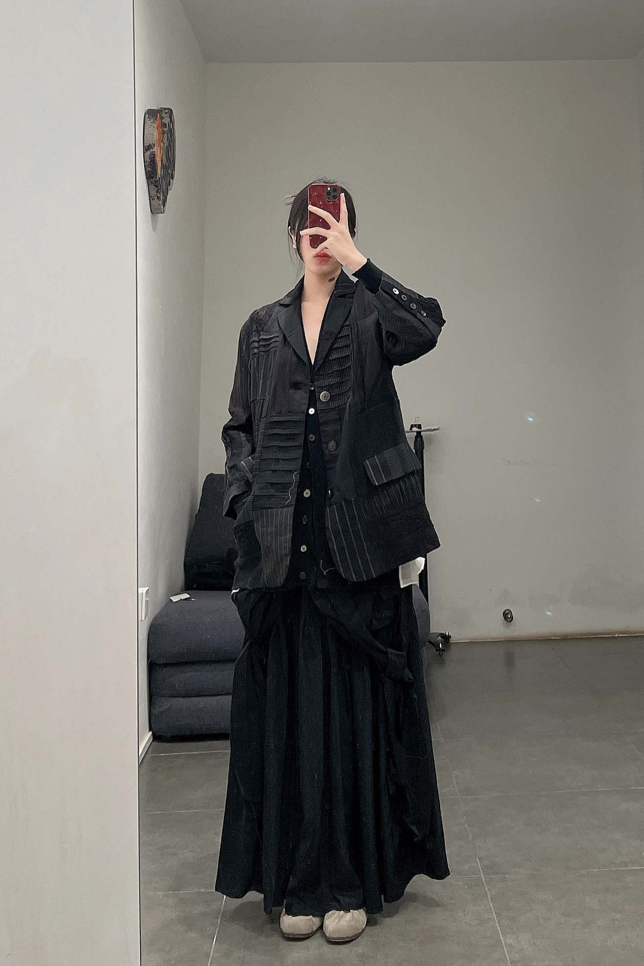 A Tentative Atelier Patchwork Oversized Jacket a2222338A - Image 17