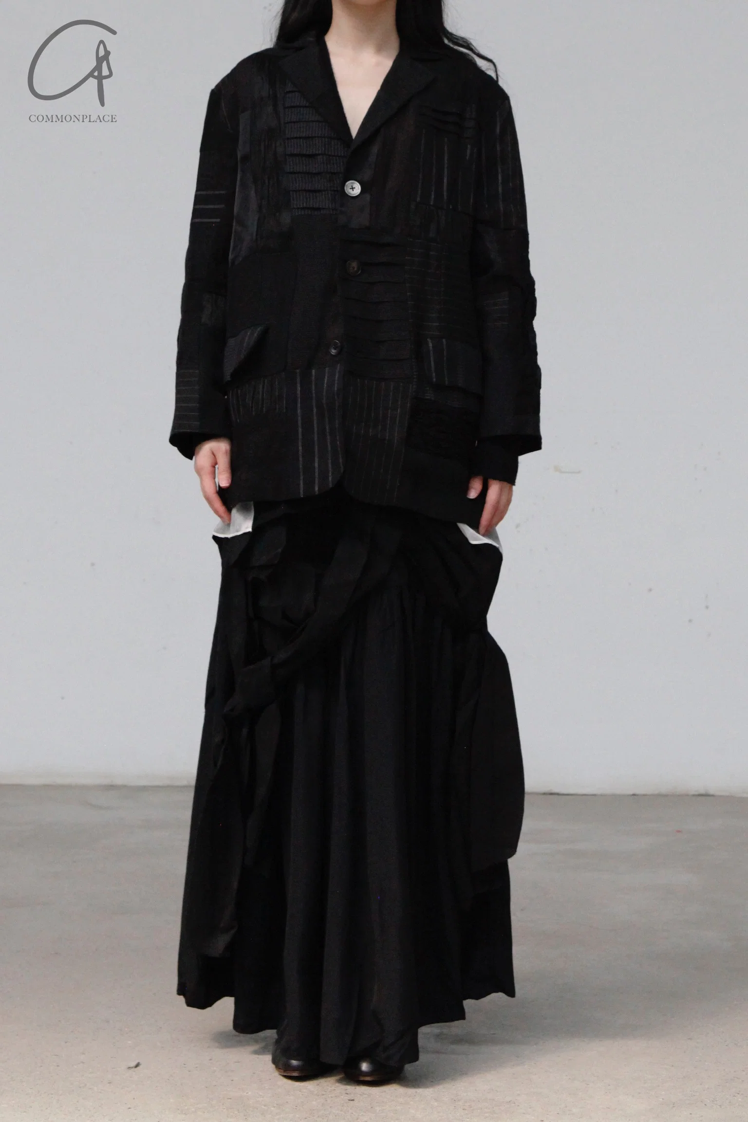 A Tentative Atelier Patchwork Oversized Jacket a2222338A - Image 4