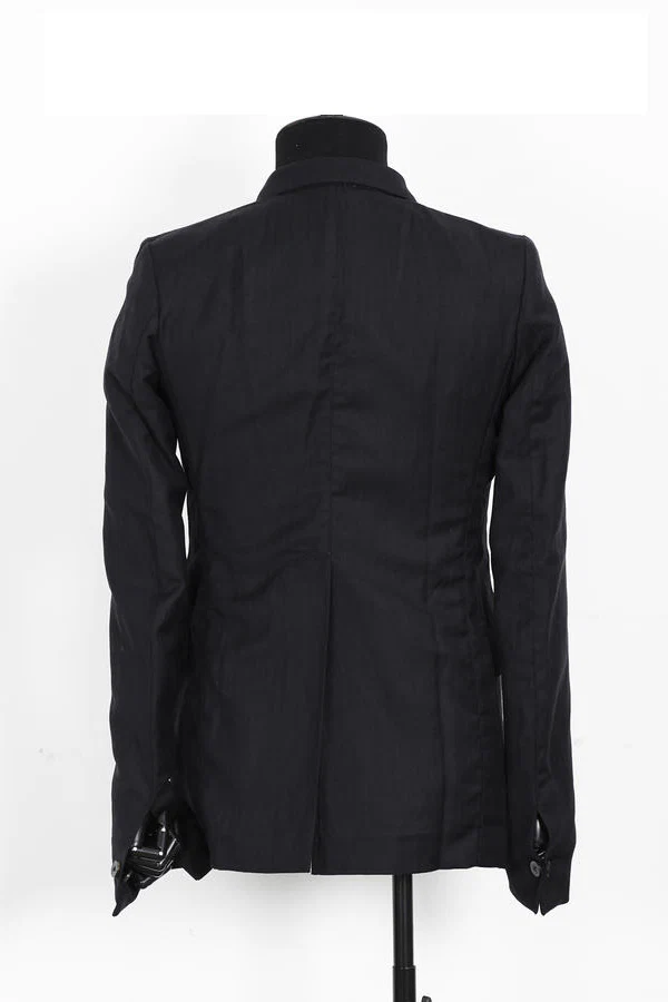 A1923 High-slit wool jacket, casual suit coat, classic, Italian handcraft, avant-garde. A1923-AW1718LEO-HEILAN (AW17 18 LEO) - Image 11