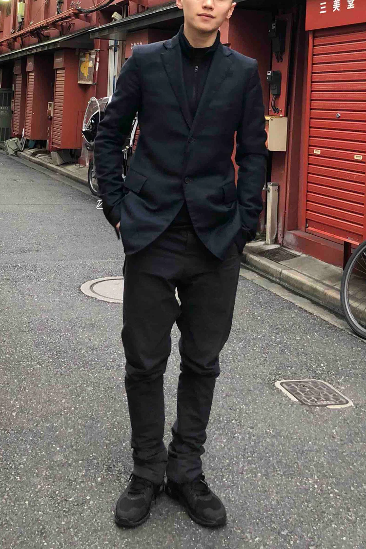 A1923 High-slit wool jacket, casual suit coat, classic, Italian handcraft, avant-garde. A1923-AW1718LEO-HEILAN (AW17 18 LEO) - Image 12