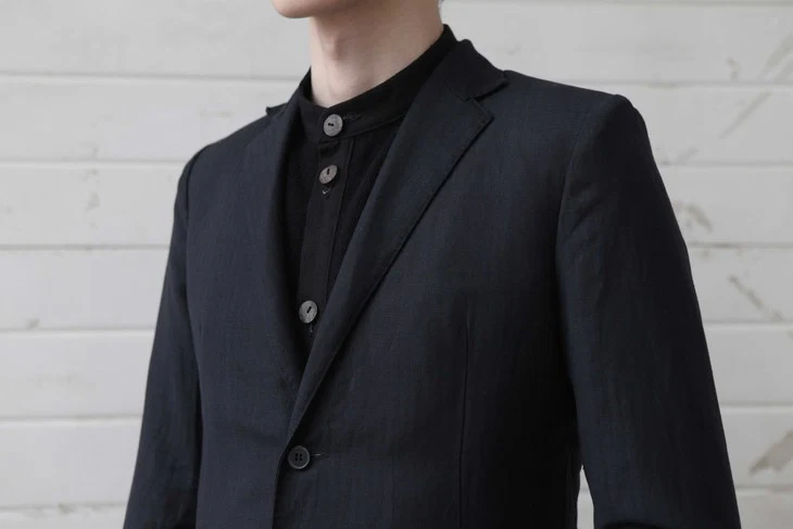 A1923 High-slit wool jacket, casual suit coat, classic, Italian handcraft, avant-garde. A1923-AW1718LEO-HEILAN (AW17 18 LEO) - Image 5