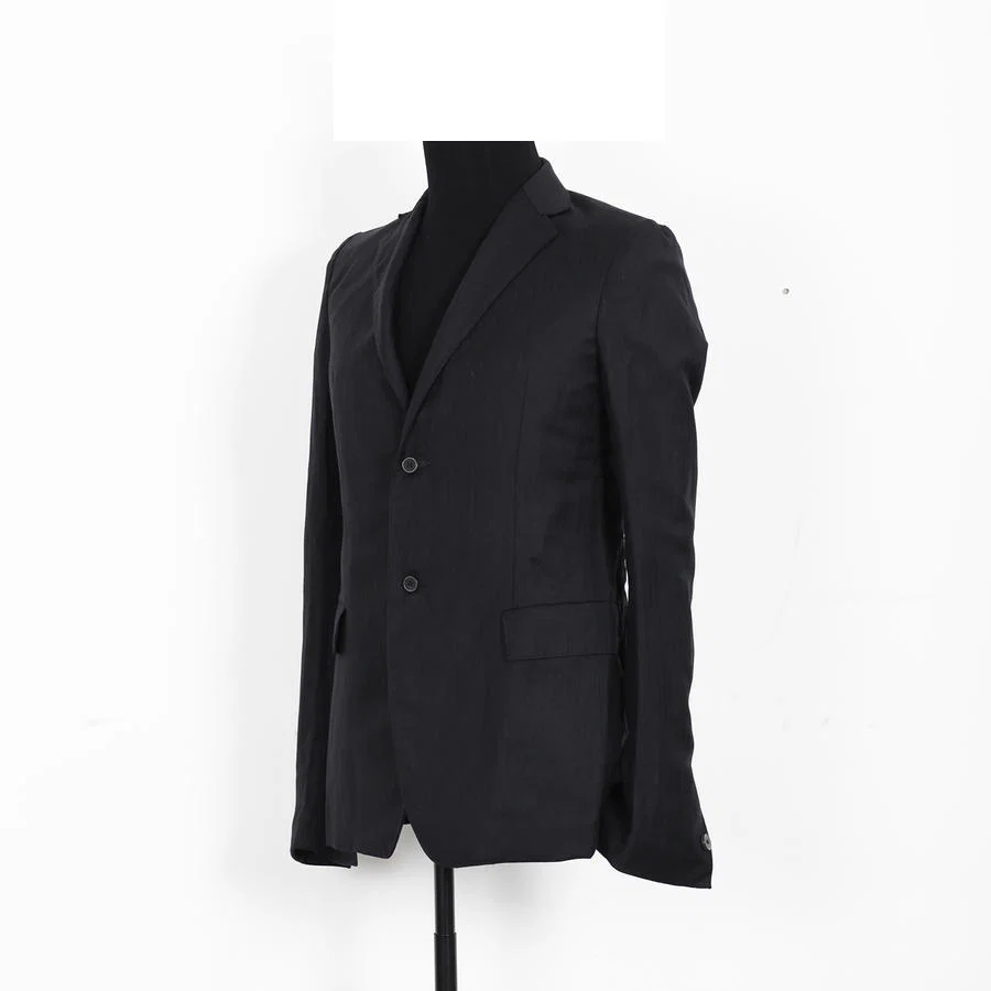 A1923 High-slit wool jacket, casual suit coat, classic, Italian handcraft, avant-garde. A1923-AW1718LEO-HEILAN (AW17 18 LEO) - Image 9