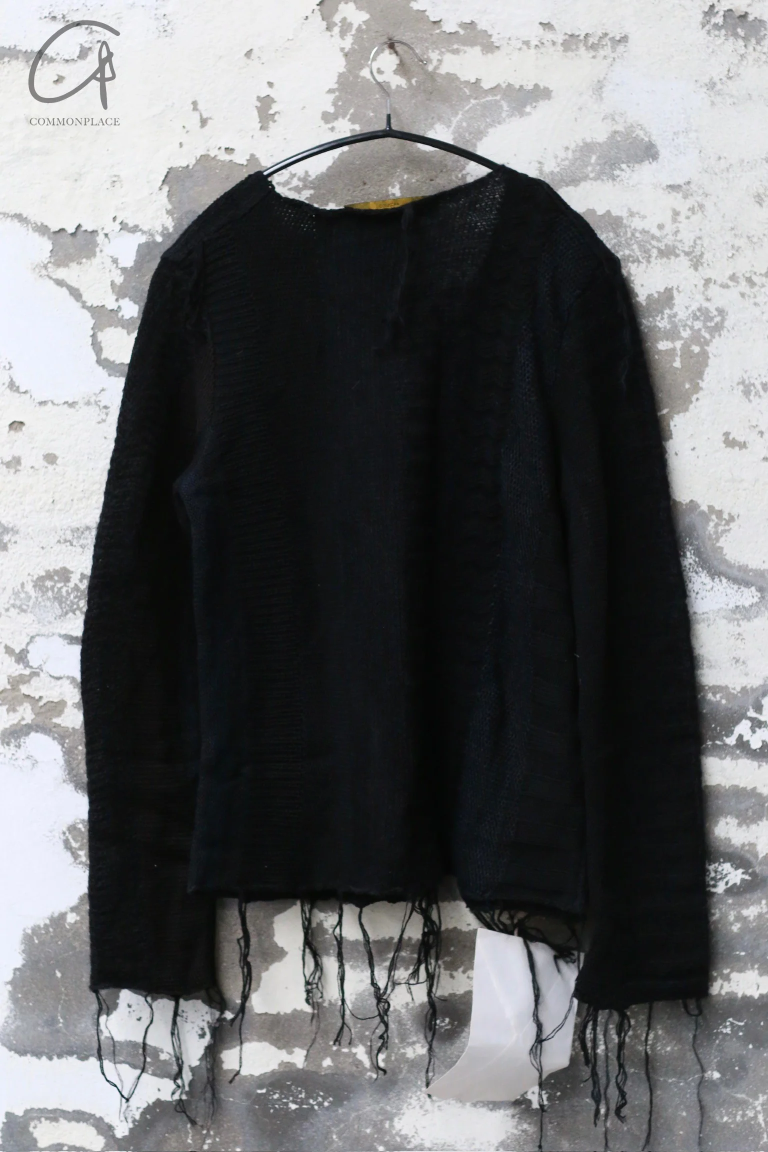 ARCHIVIO J.M.Ribot 24 Autumn/Winter Knitted Sweater Italy AJM-KN38/STRIPES/BLACK-HSTW Black - Image 4