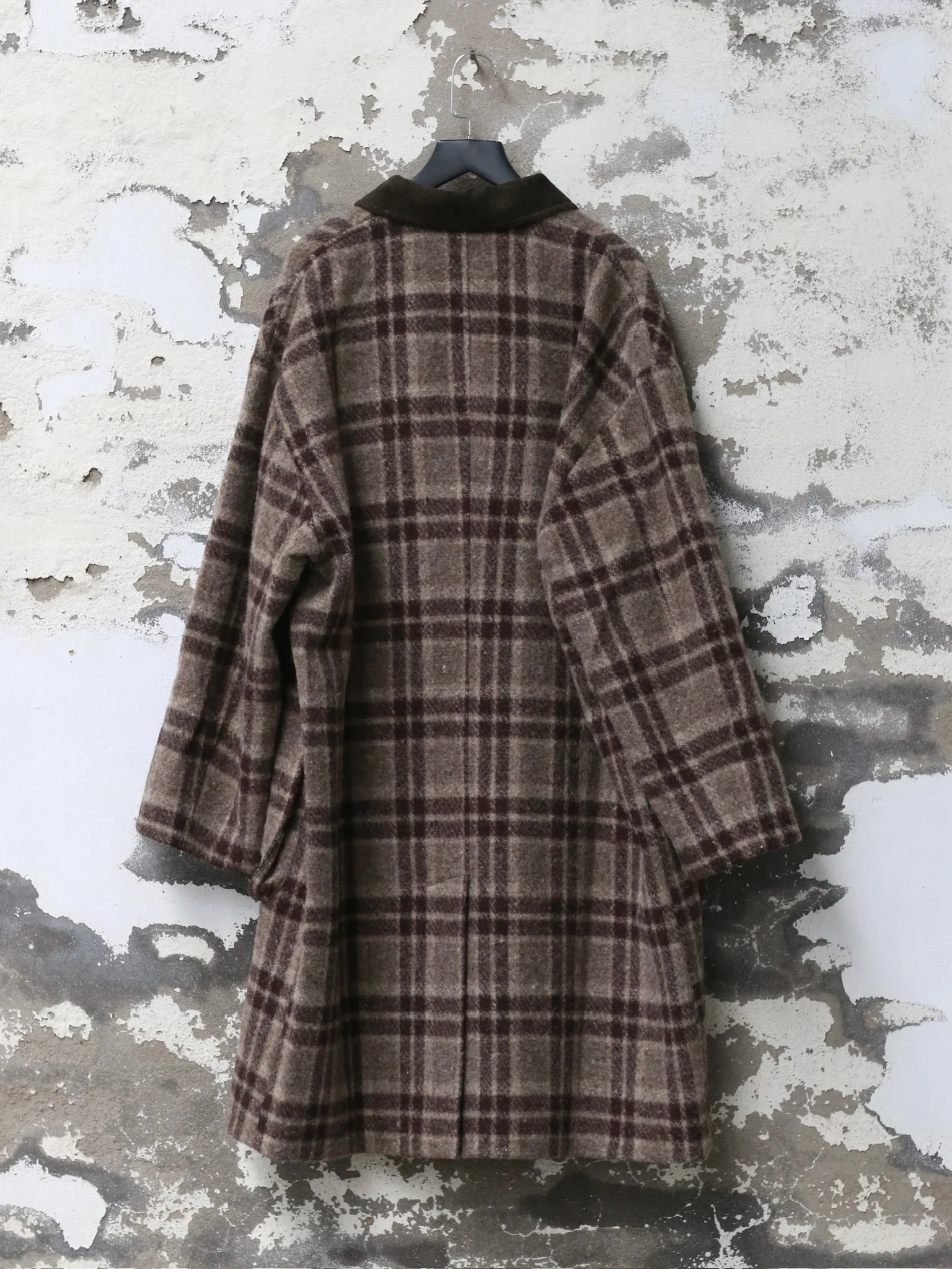 AVIVA JIFEI XUE 25 Autumn/Winter Contrast Color Mac Jacket/Cocoon Pants AJX-FW25-CMC-NBBWC-Natural Brown Jacket - Image 4