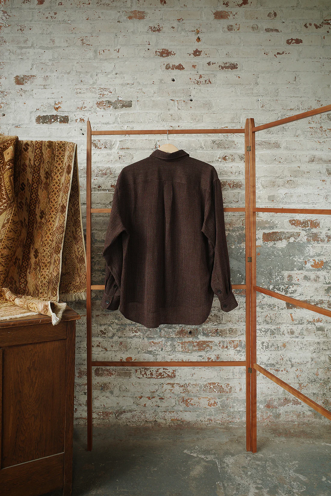 AVIVA JIFEI XUE 25 Autumn/Winter Shirt AJX-FW25-ES-BFWC-Burgundy - Image 6