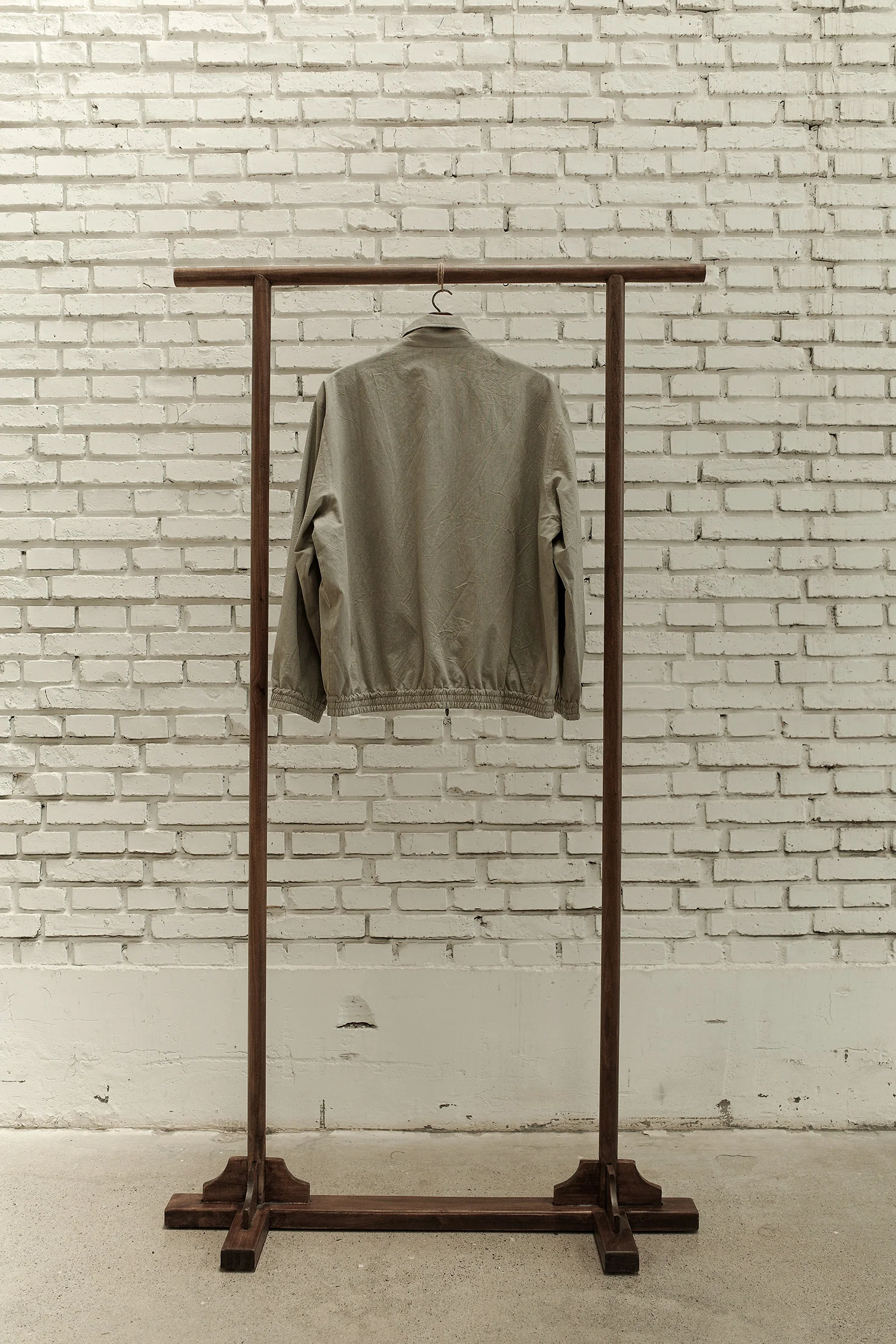Aviva Jifei Xue 26SS Stand Collar Zipper Sports Jacket AJX-SS26-TB-WGWCS-Warm Gray - Image 7