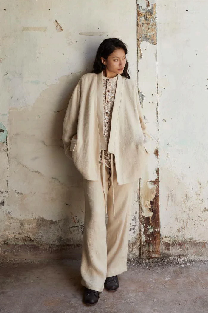 AVIVA JIFEI XUE drawstring trousers SS24-DSP-NTRL - Image 10