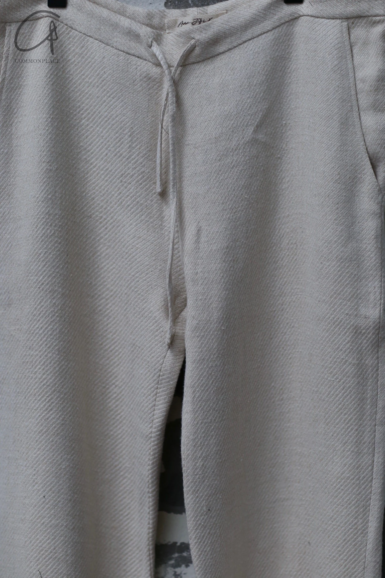 AVIVA JIFEI XUE drawstring trousers SS24-DSP-NTRL - Image 2