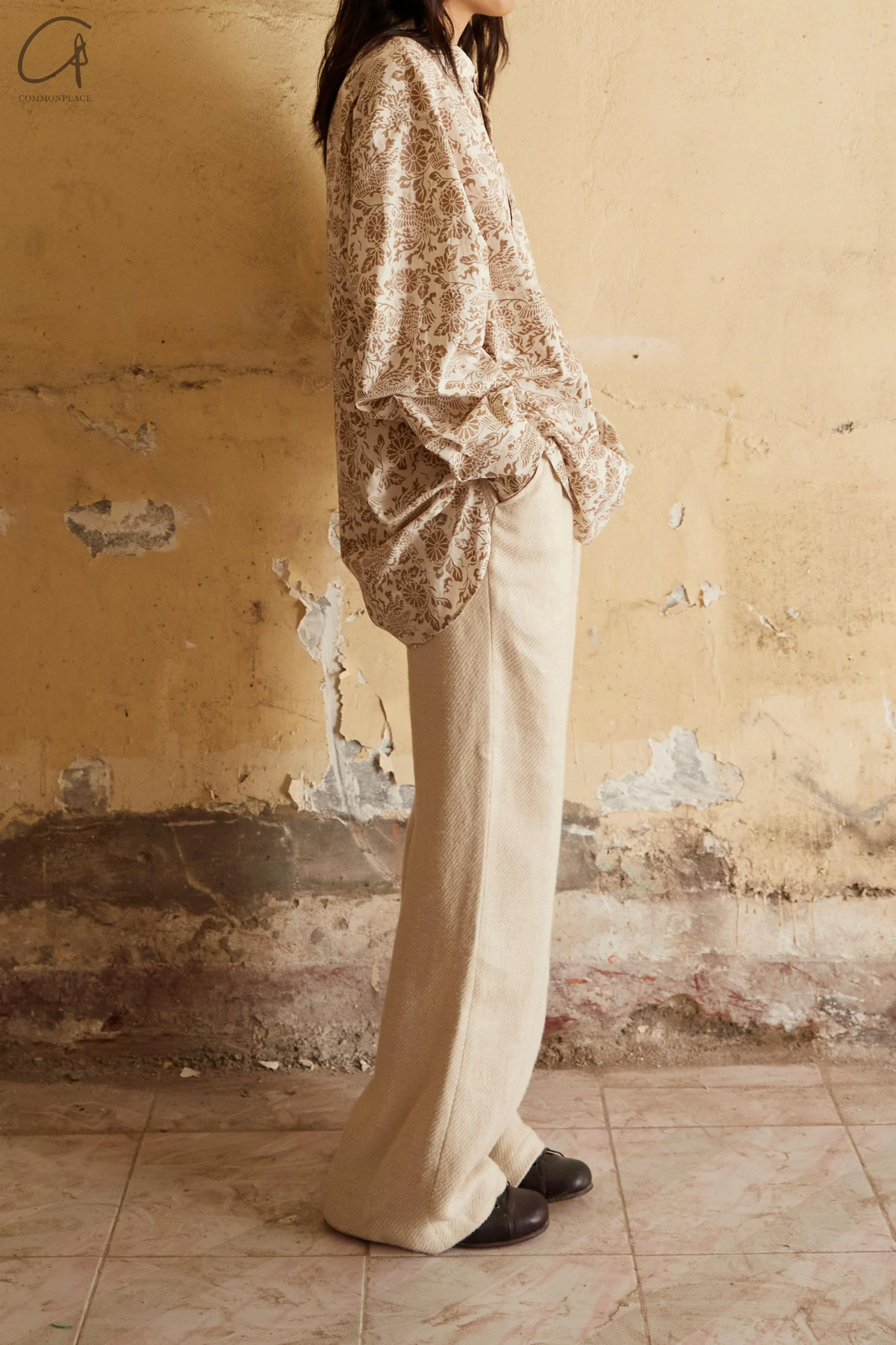 AVIVA JIFEI XUE drawstring trousers SS24-DSP-NTRL - Image 8