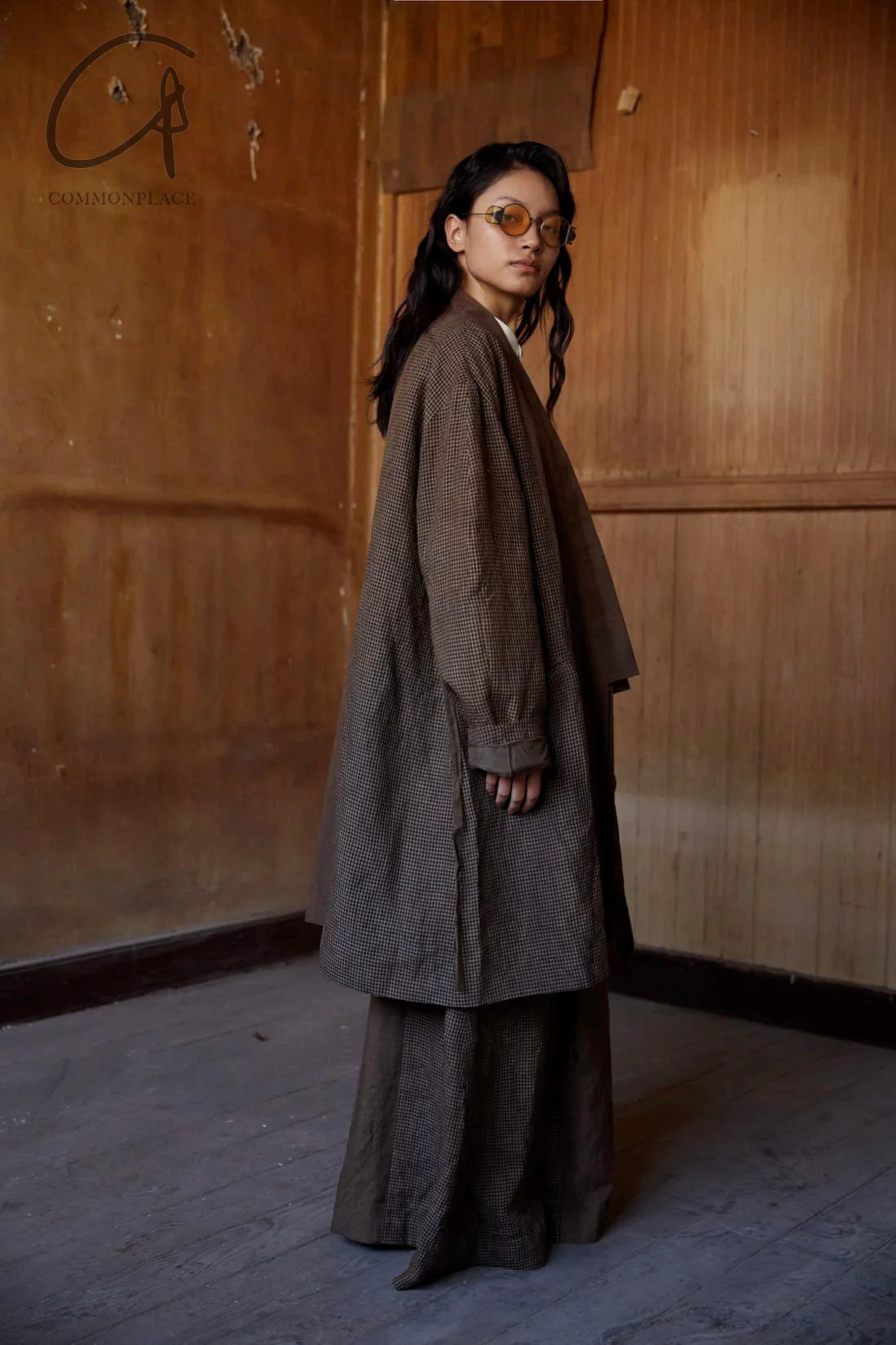 AVIVA JIFEI XUE mid-length kimono jacket SS24-MKJ-PKC - Image 11
