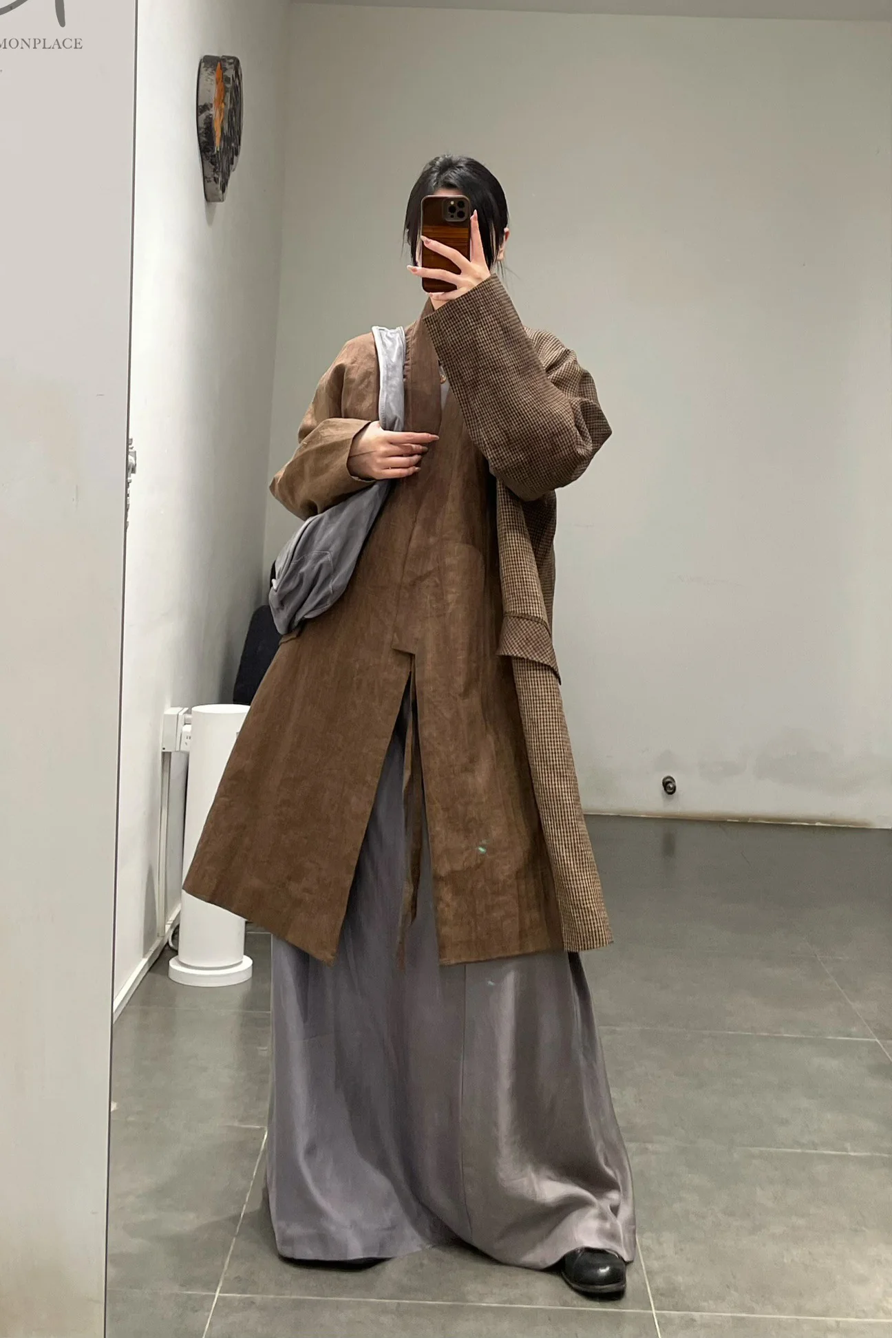 AVIVA JIFEI XUE mid-length kimono jacket SS24-MKJ-PKC - Image 18