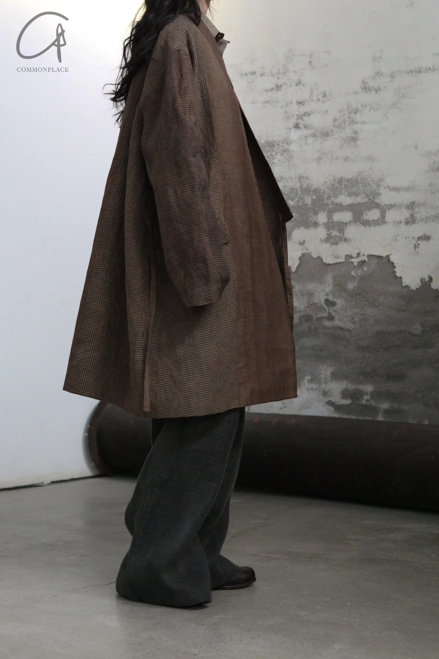 AVIVA JIFEI XUE mid-length kimono jacket SS24-MKJ-PKC - Image 3