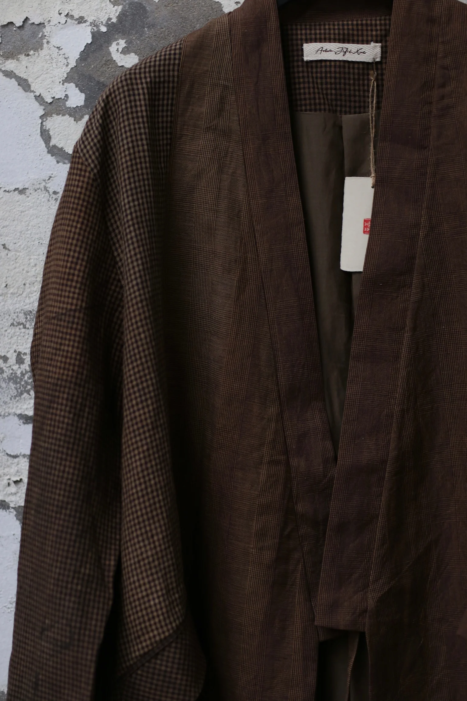 AVIVA JIFEI XUE mid-length kimono jacket SS24-MKJ-PKC - Image 5