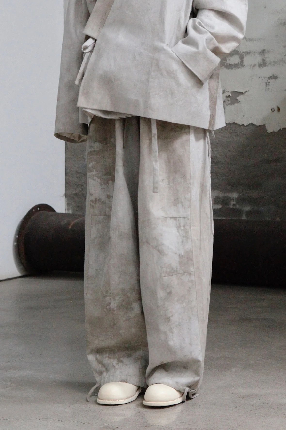 Aviva Jifei Xue staining soft parachute pants SS23-PP-FS