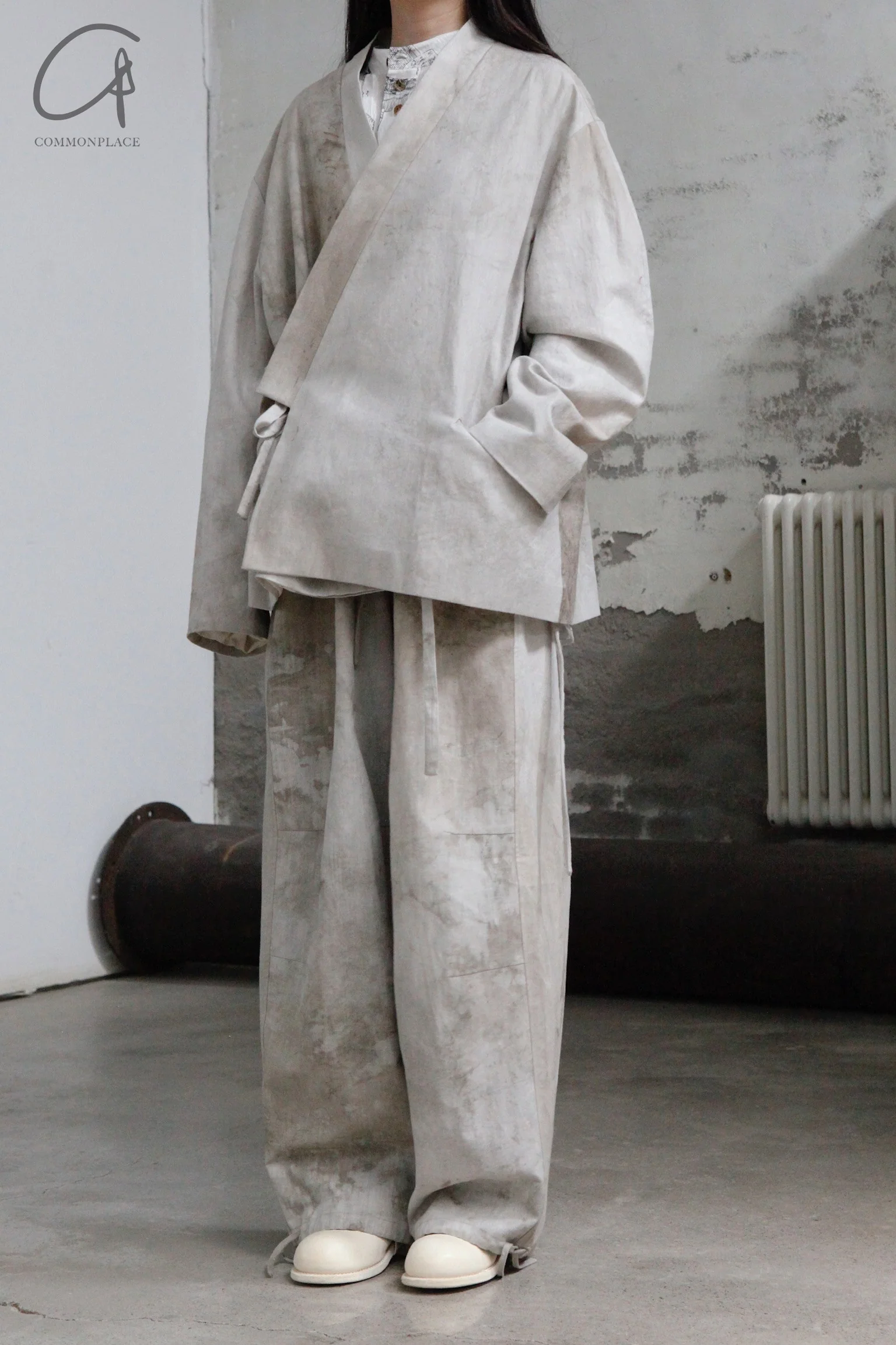 Aviva Jifei Xue staining soft parachute pants SS23-PP-FS - Image 2