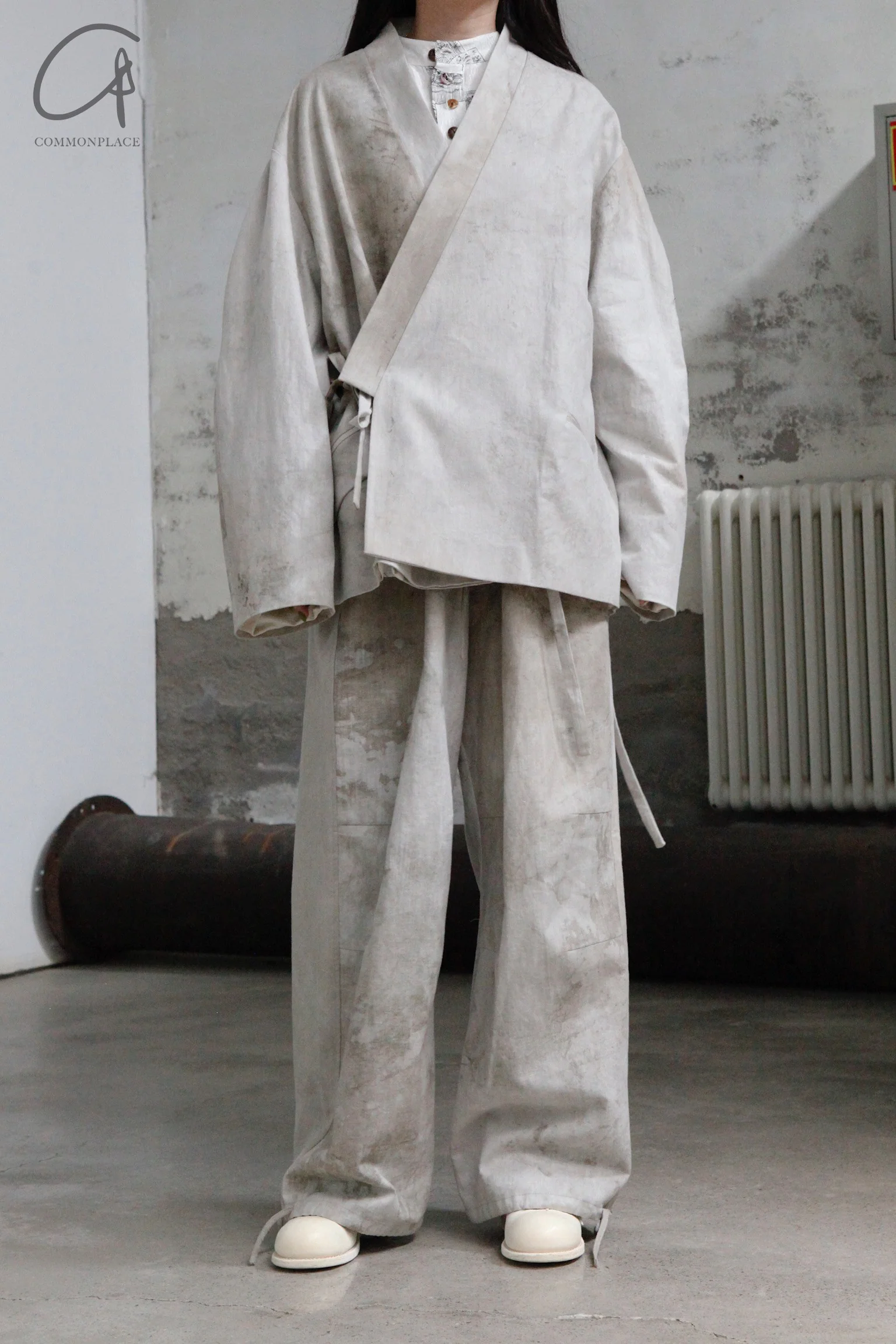 Aviva Jifei Xue staining soft parachute pants SS23-PP-FS - Image 3