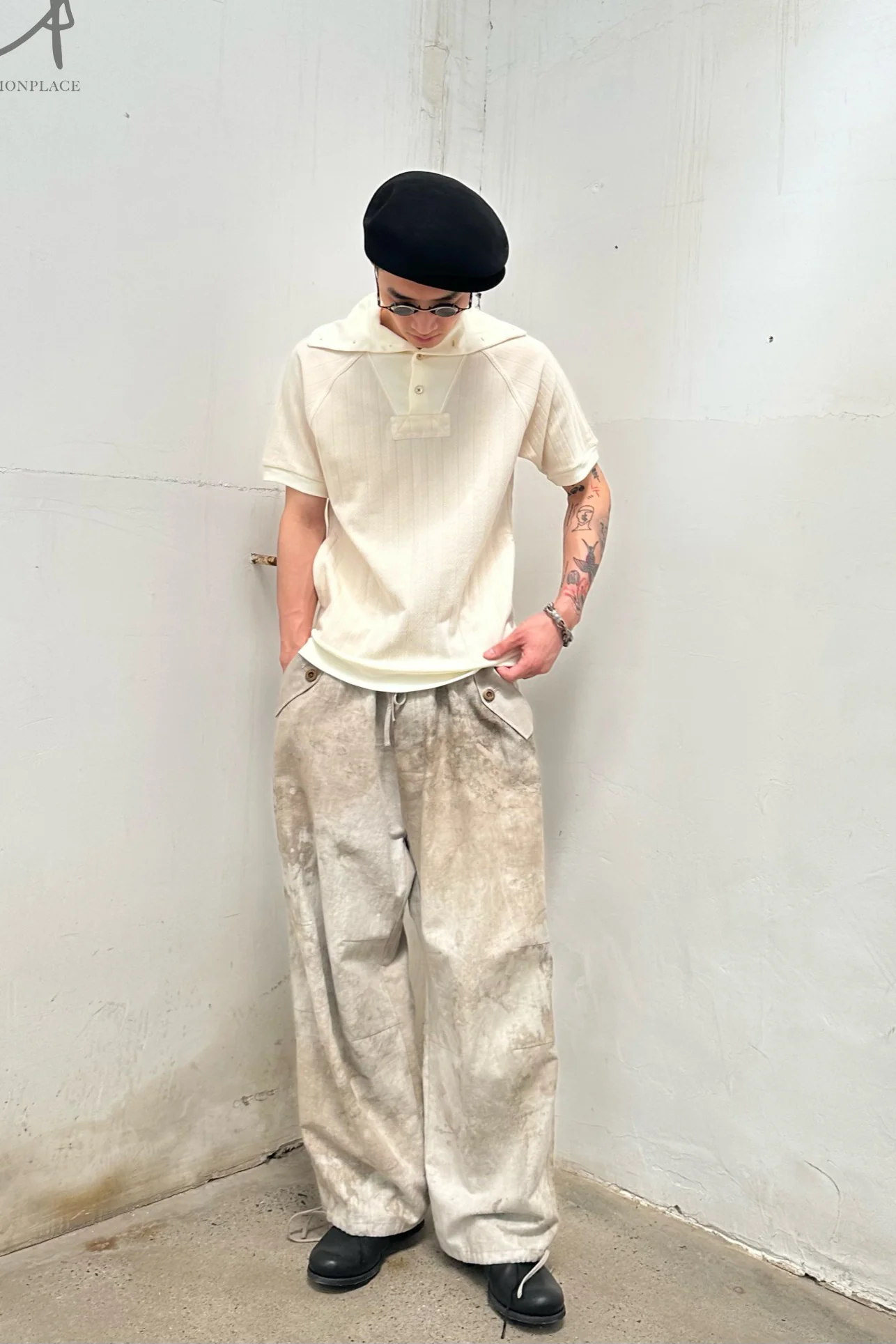 Aviva Jifei Xue staining soft parachute pants SS23-PP-FS - Image 31