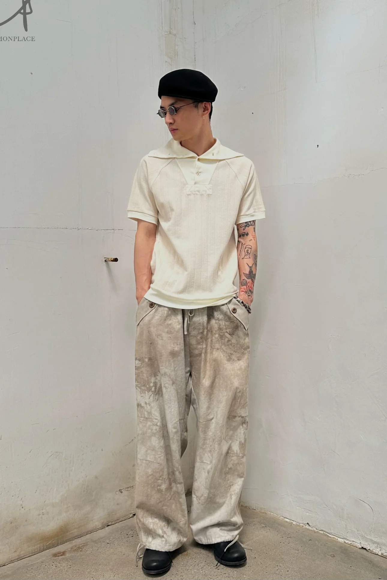 Aviva Jifei Xue staining soft parachute pants SS23-PP-FS - Image 32