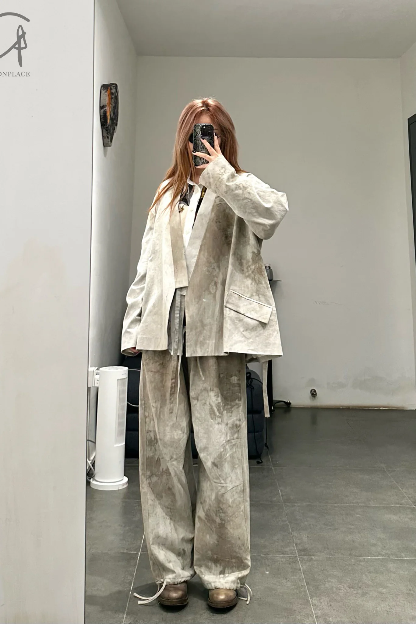 Aviva Jifei Xue staining soft parachute pants SS23-PP-FS - Image 35