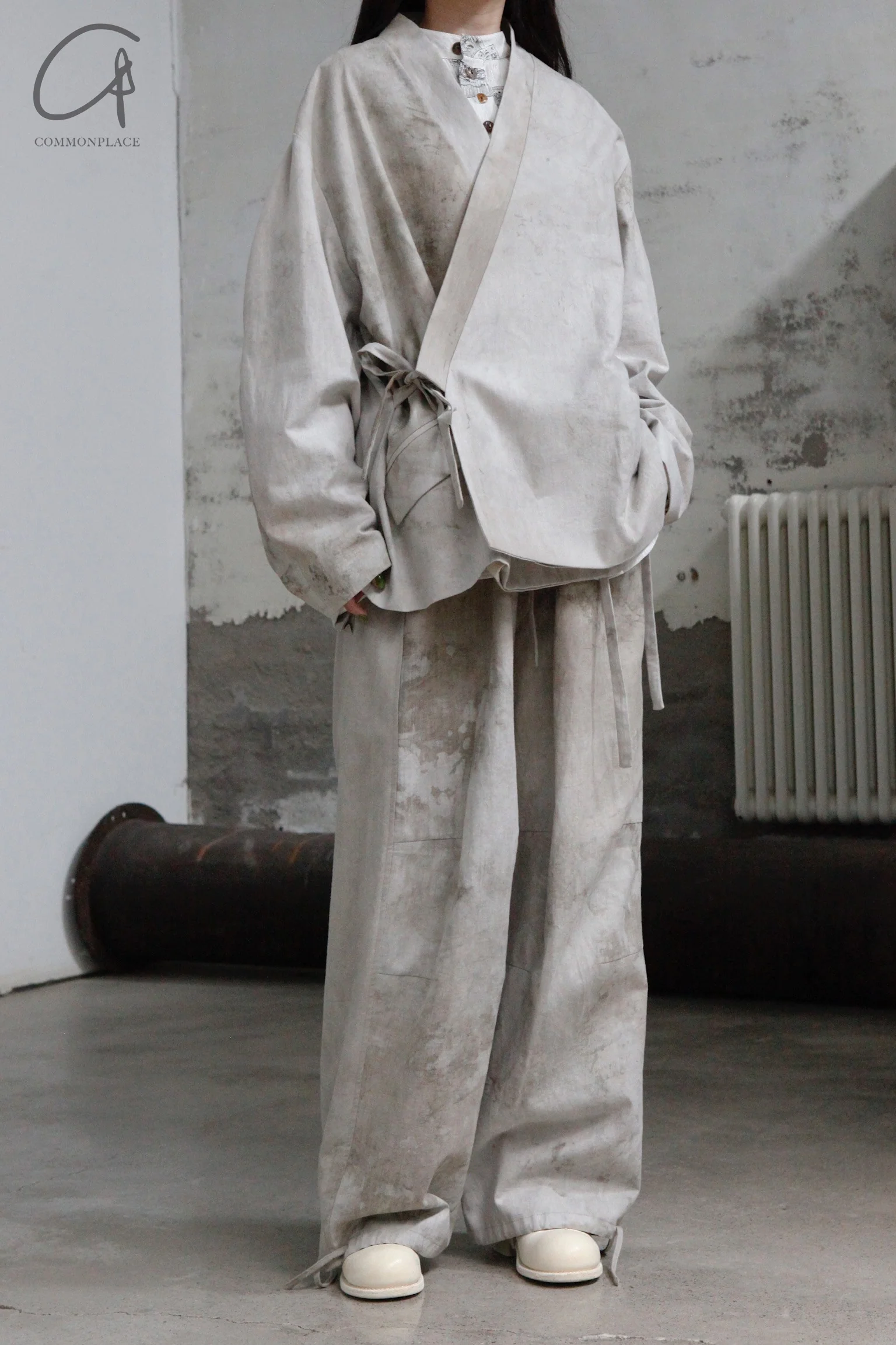 Aviva Jifei Xue staining soft parachute pants SS23-PP-FS - Image 4